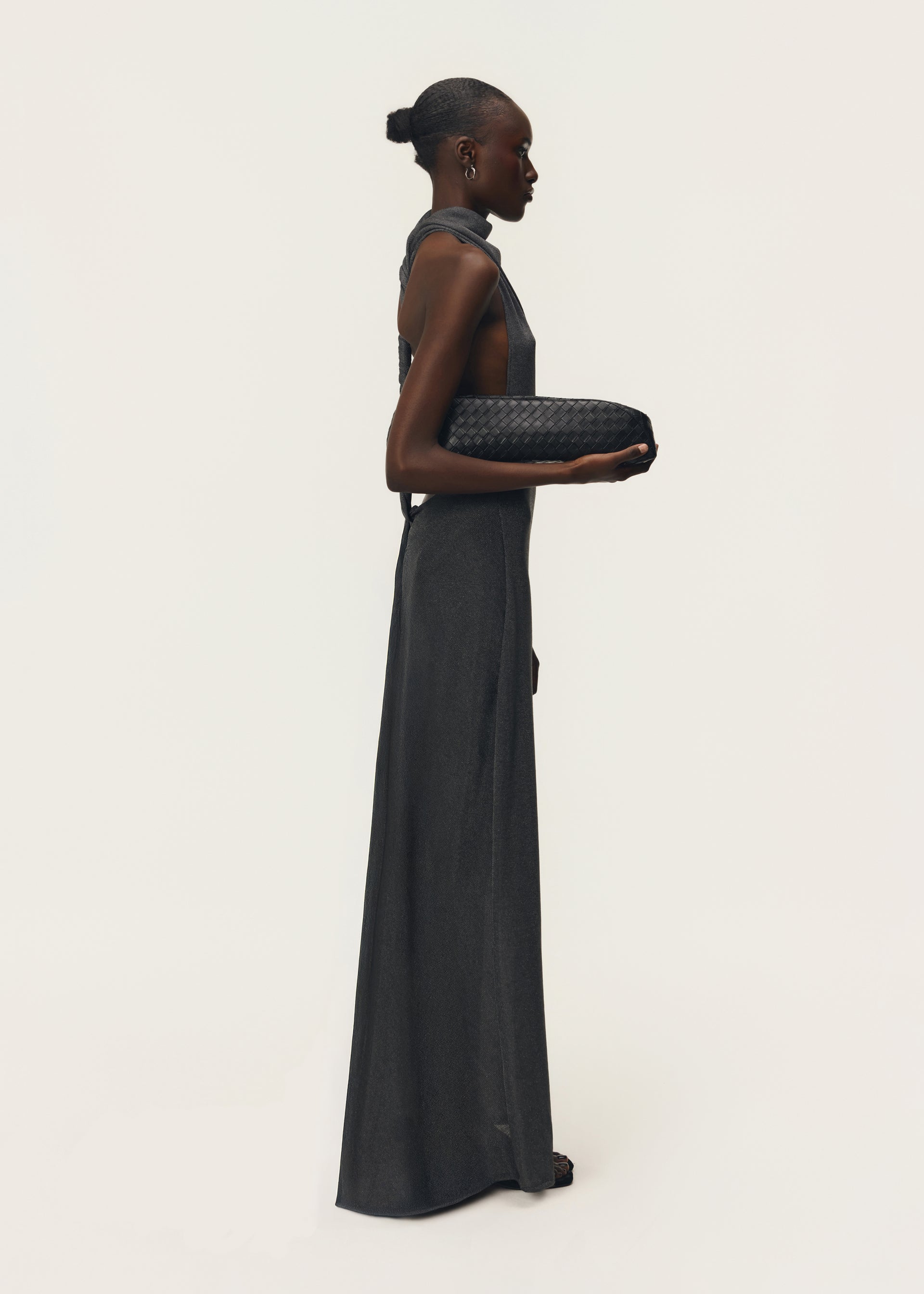 ROMY DRESS CHROME METALLIC