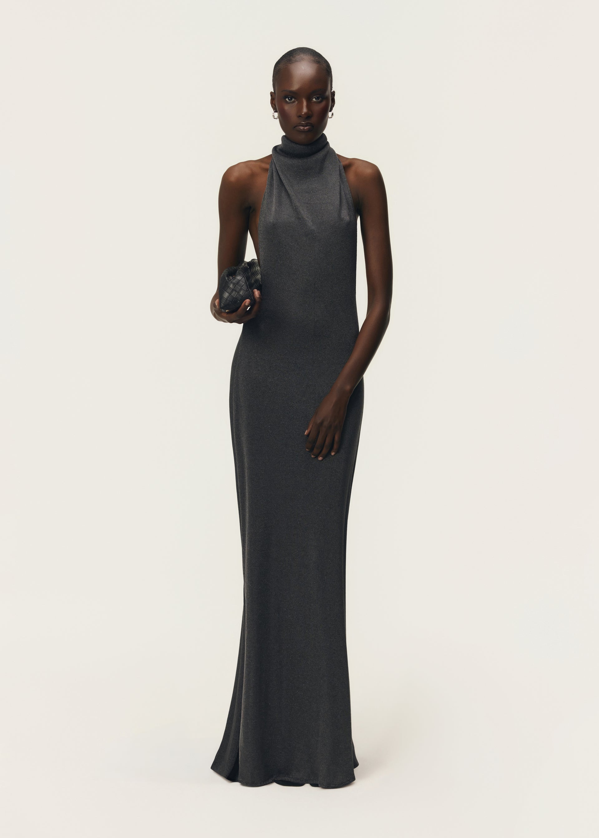 ROMY DRESS CHROME METALLIC