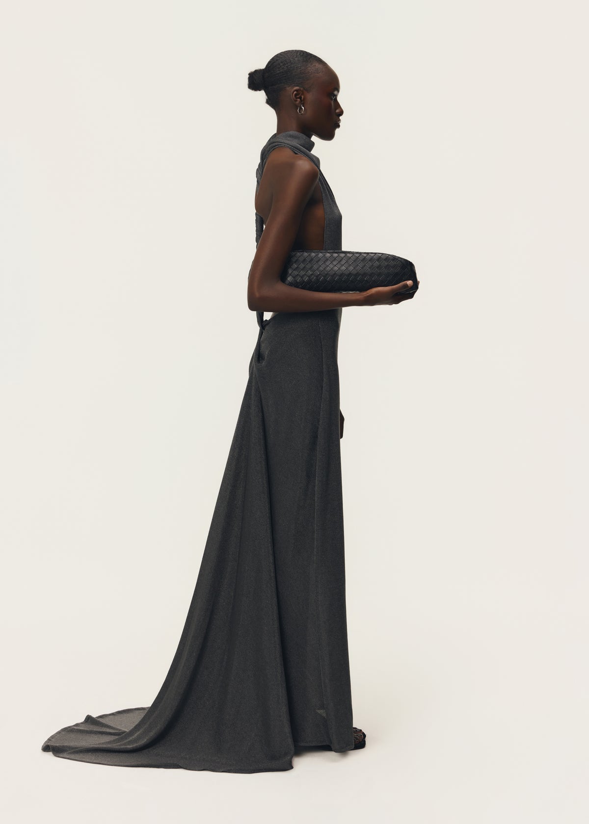 ROMY DRESS CHROME METALLIC