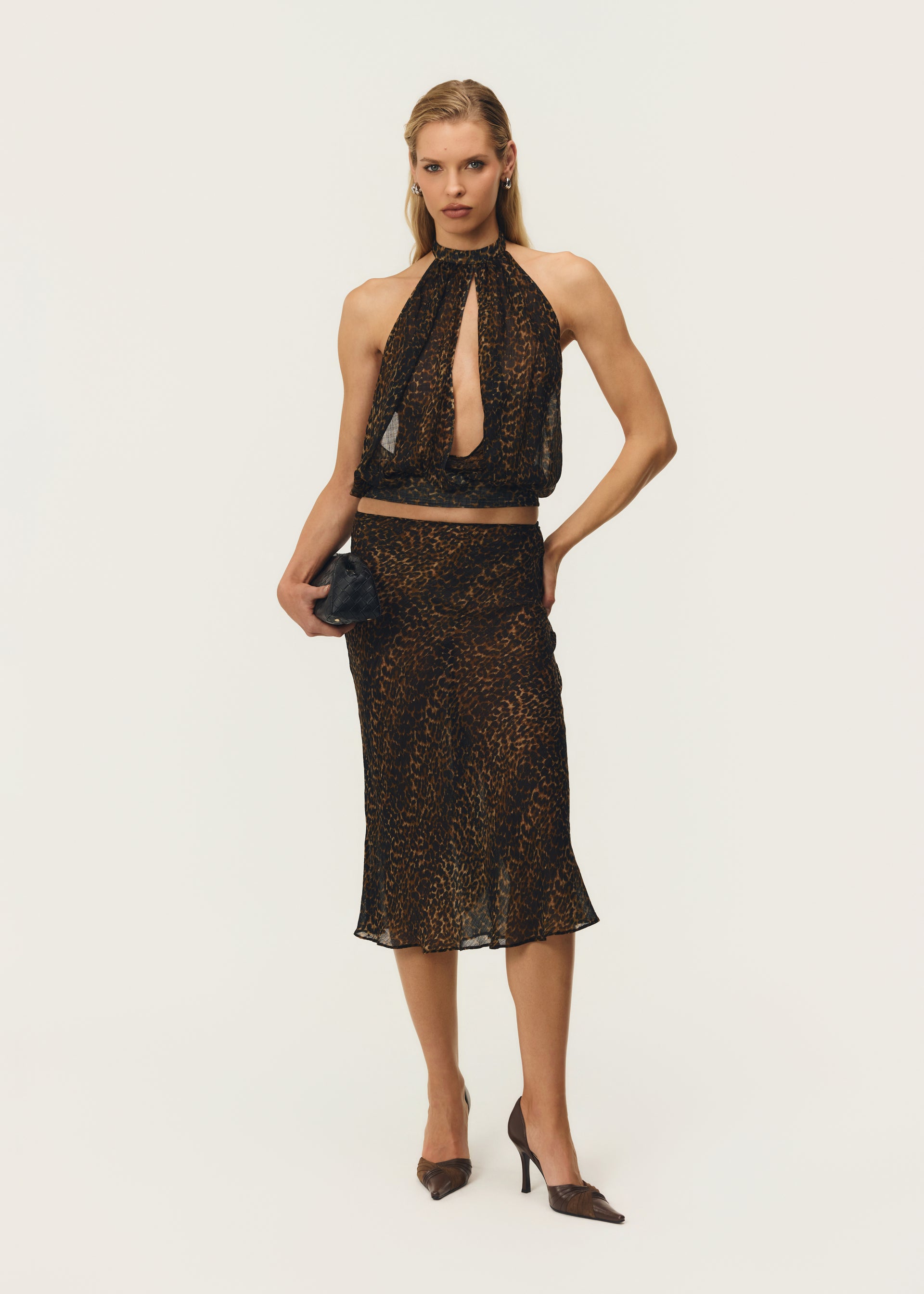 ROSALIE SKIRT LEOPARD