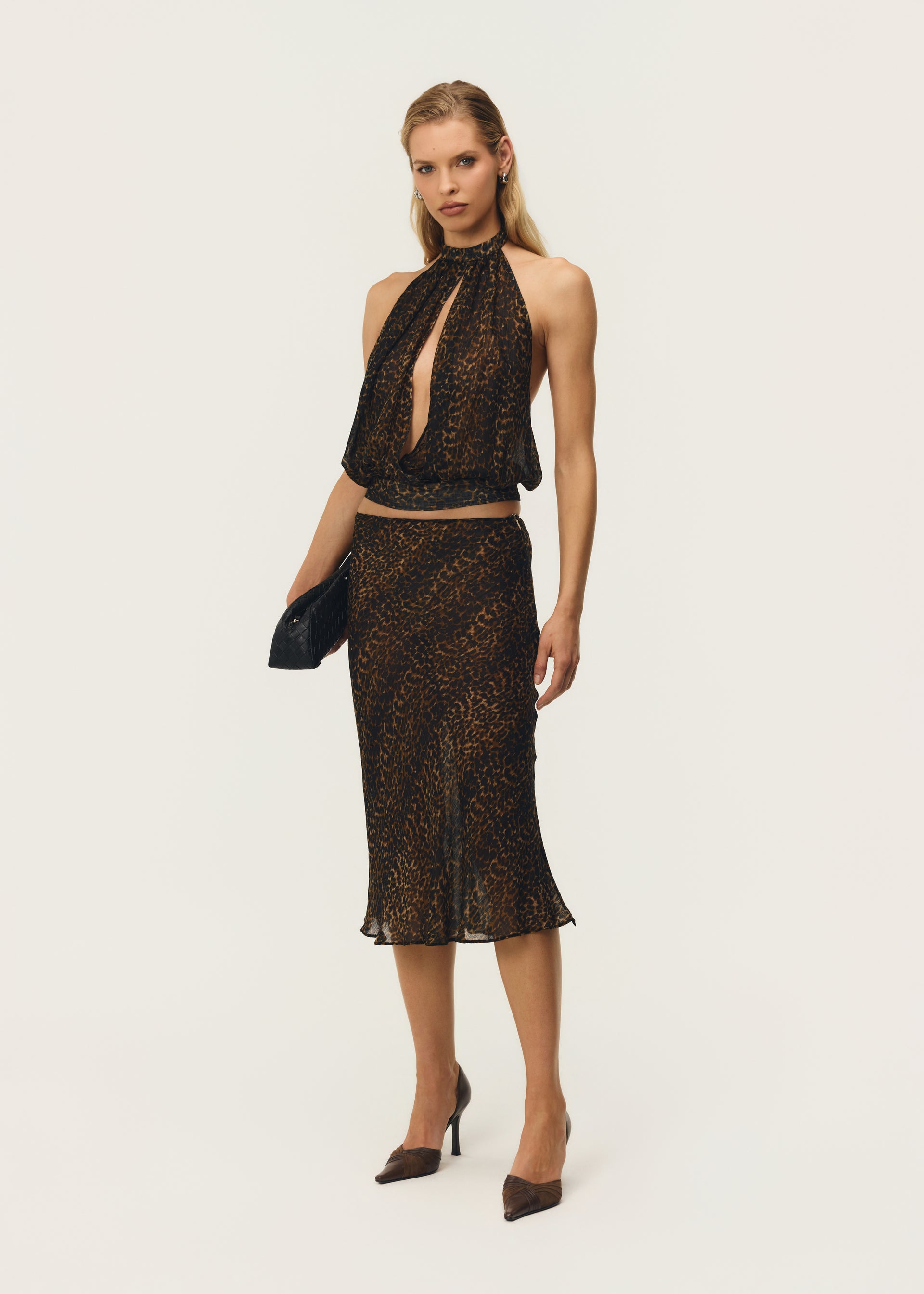 ROSALIE SKIRT LEOPARD