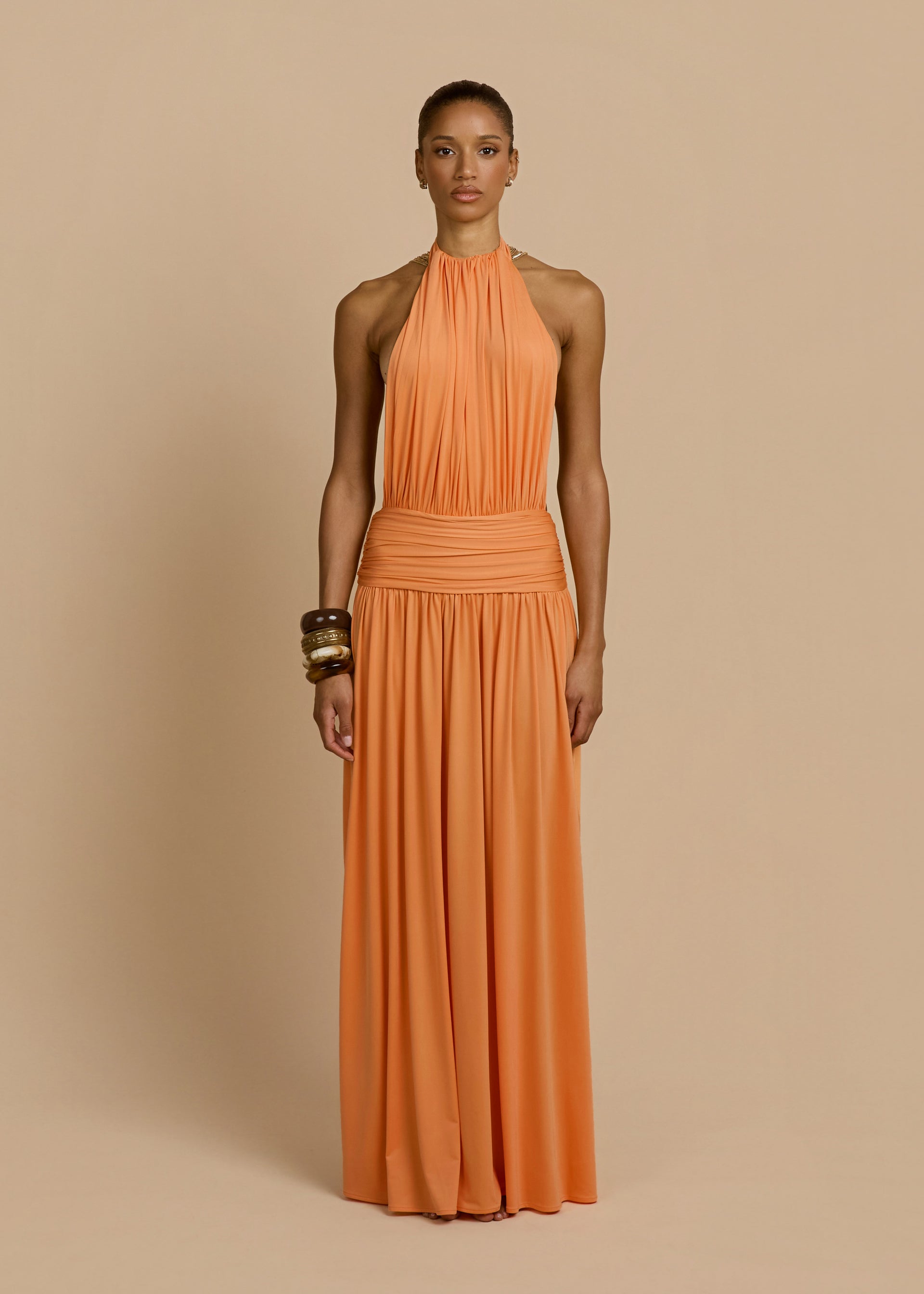 SANTINA DRESS TANGERINE