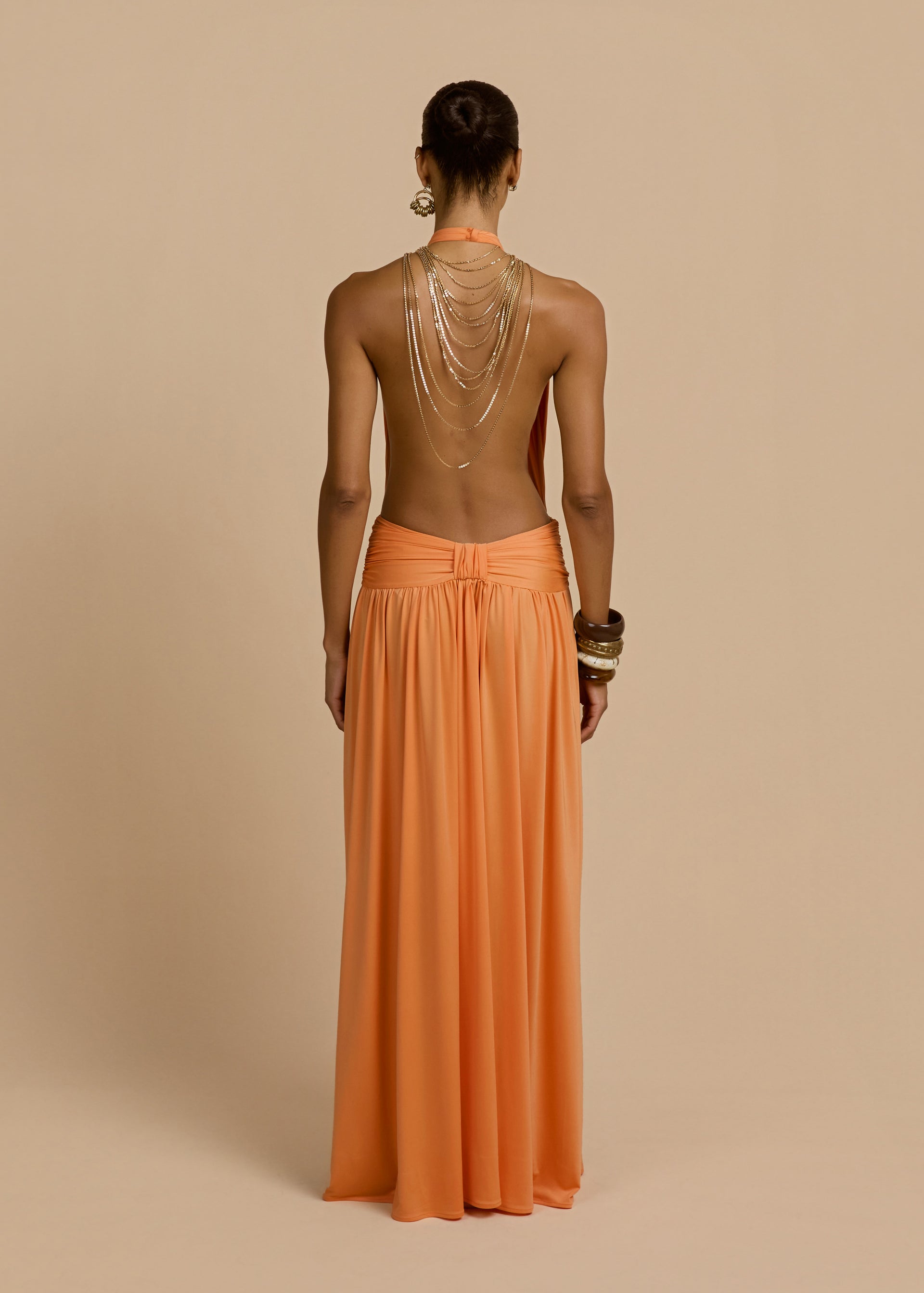 SANTINA DRESS TANGERINE