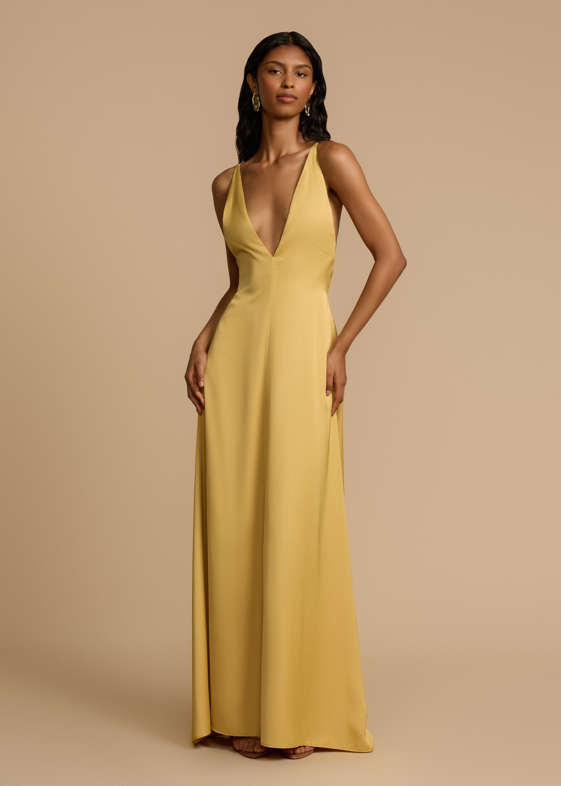 ARCINA ORI - Soleil Dress Yellow - Faulty XL | Elegant Designer Dress | Designer Yellow Open Back Dress | Elegant Formal Dress ARCINA ORI - Soleil Dress Yellow - Faulty XL | Elegant Designer Dress | Designer Yellow Open Back Dress | Elegant Formal Dress