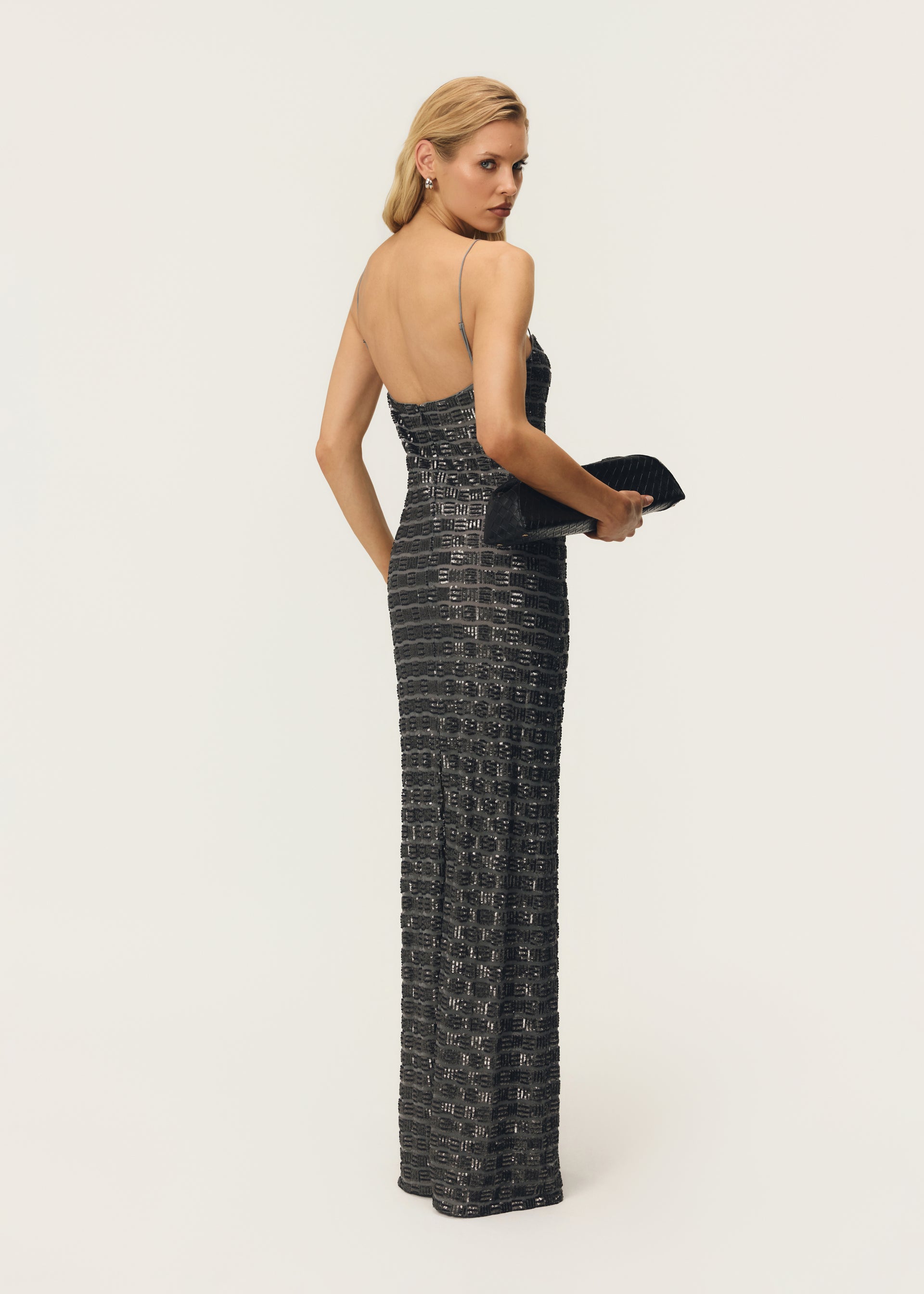STEVIE DRESS CHROME