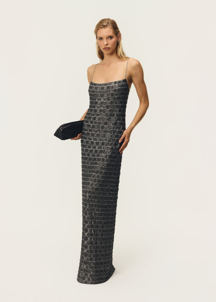 STEVIE DRESS CHROME