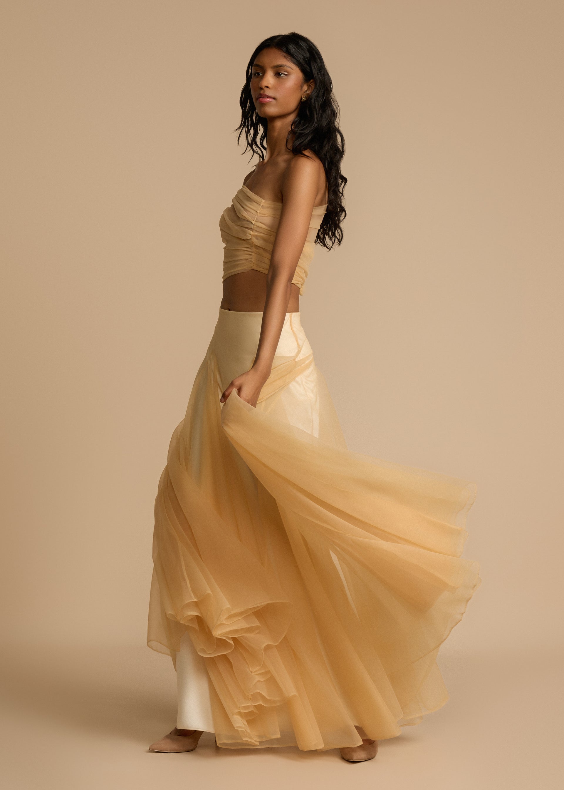 VIOLETTA SKIRT HONEYCOMB