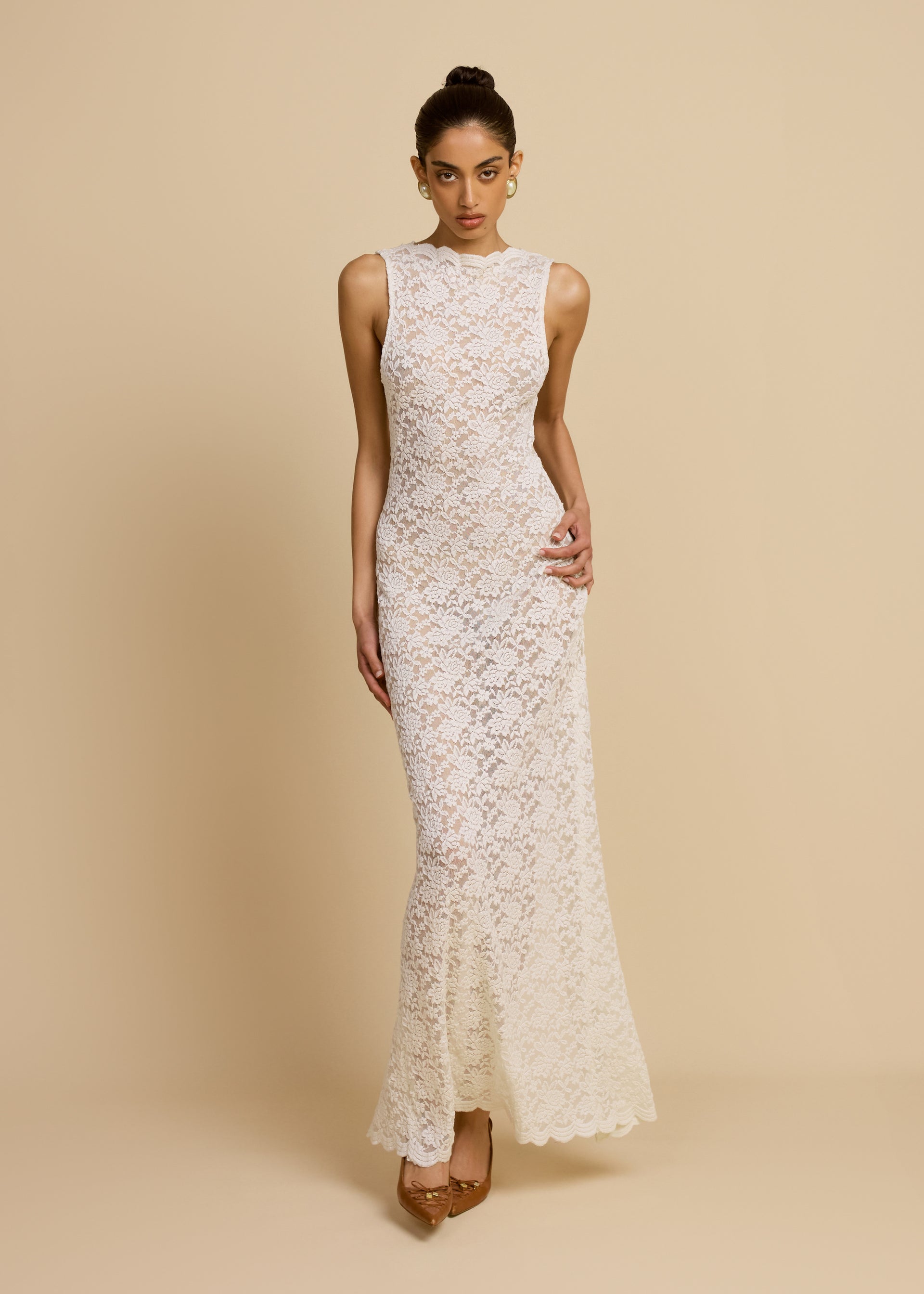 MIREILLE DRESS IVORY