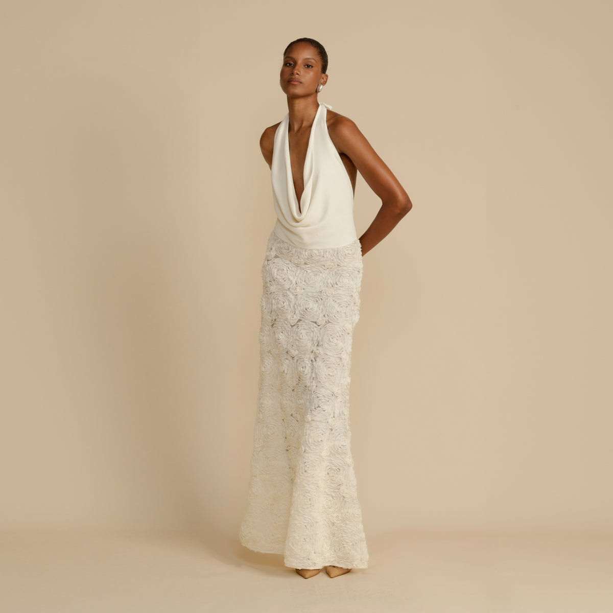 ADRIANA DRESS IVORY