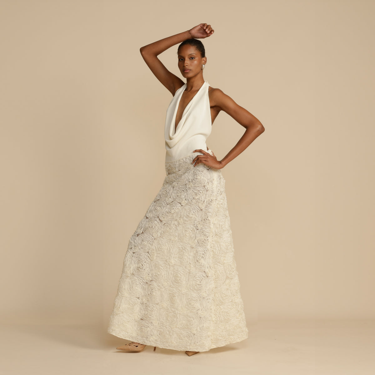 ADRIANA DRESS IVORY