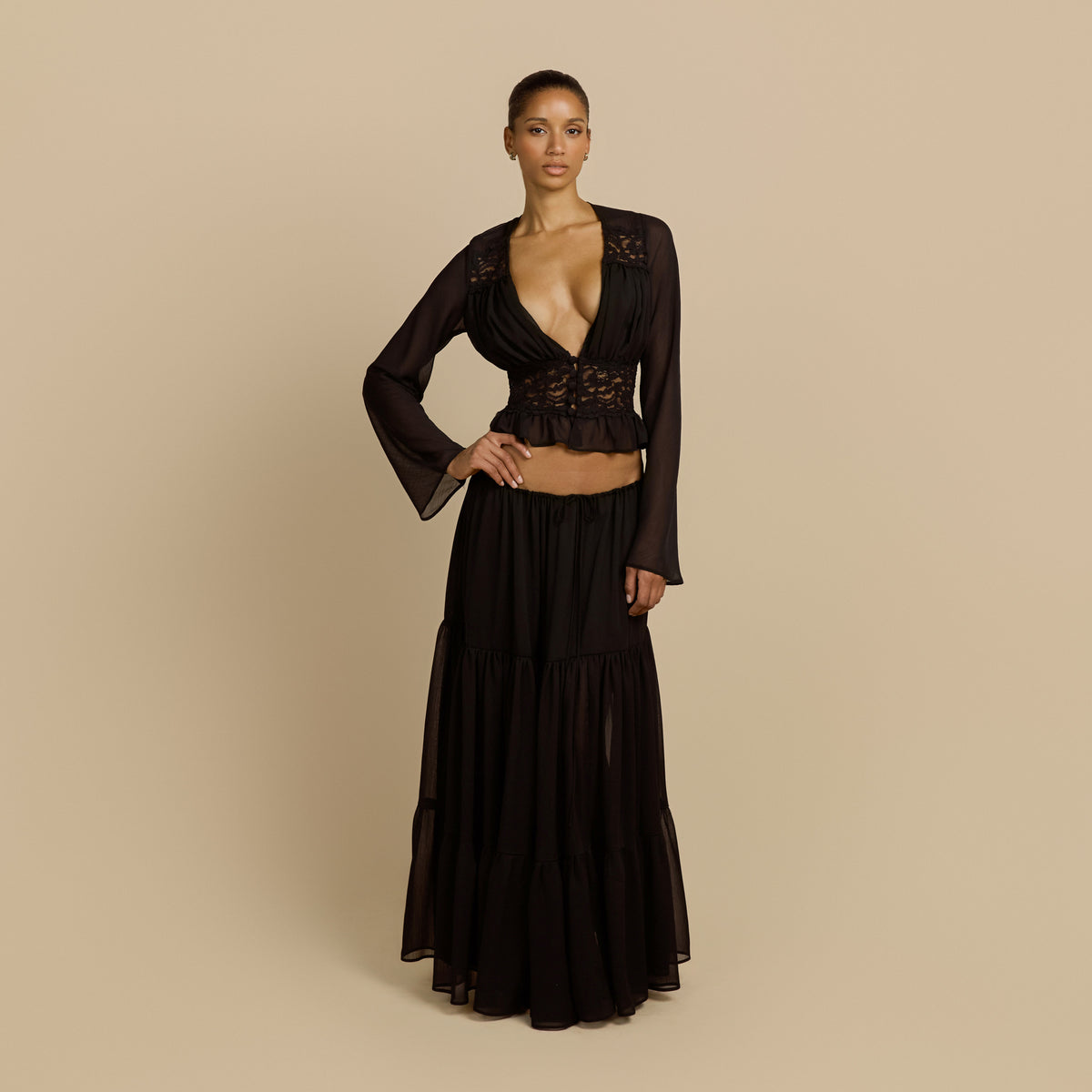 ALESSANDRA SKIRT BLACK
