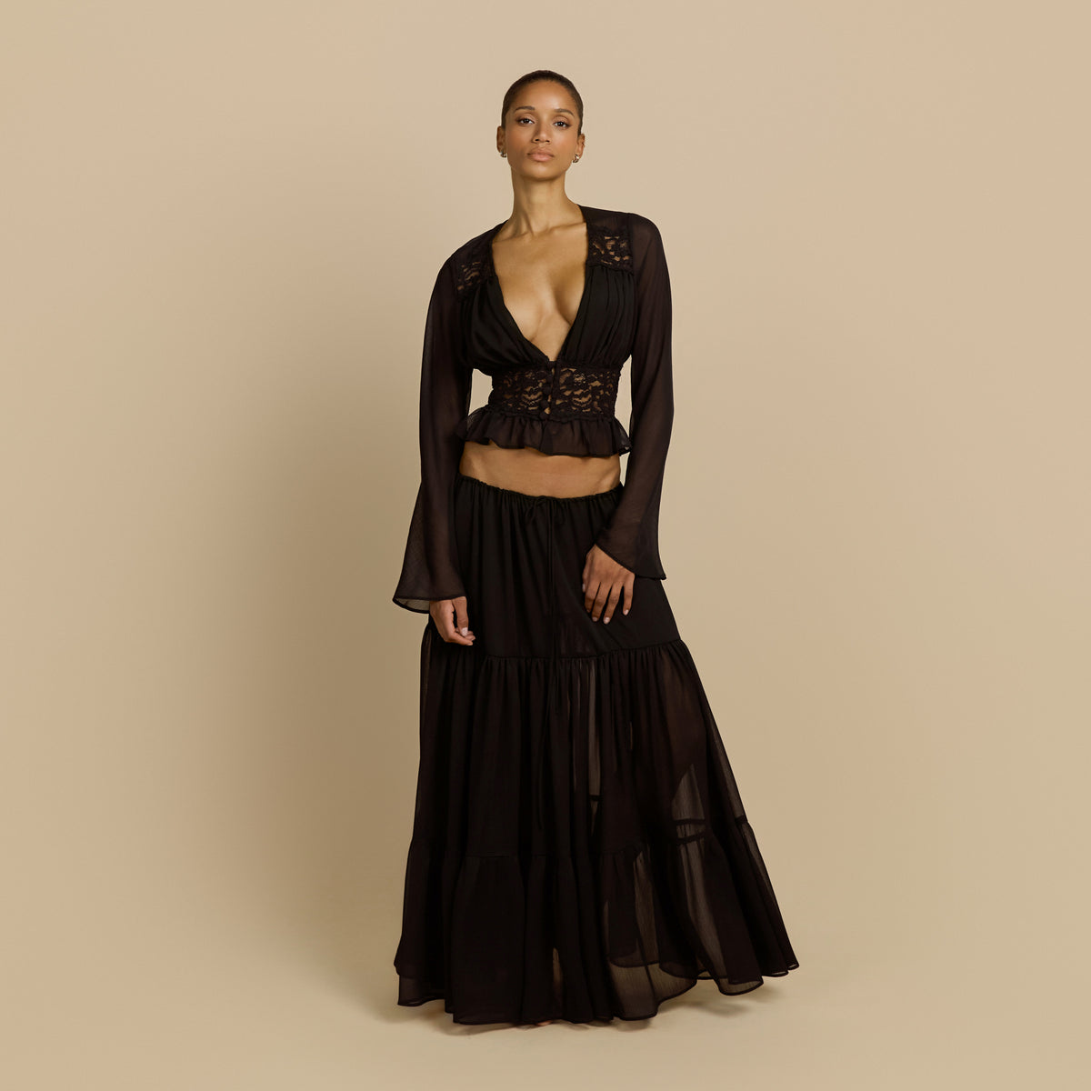 ALESSANDRA SKIRT BLACK