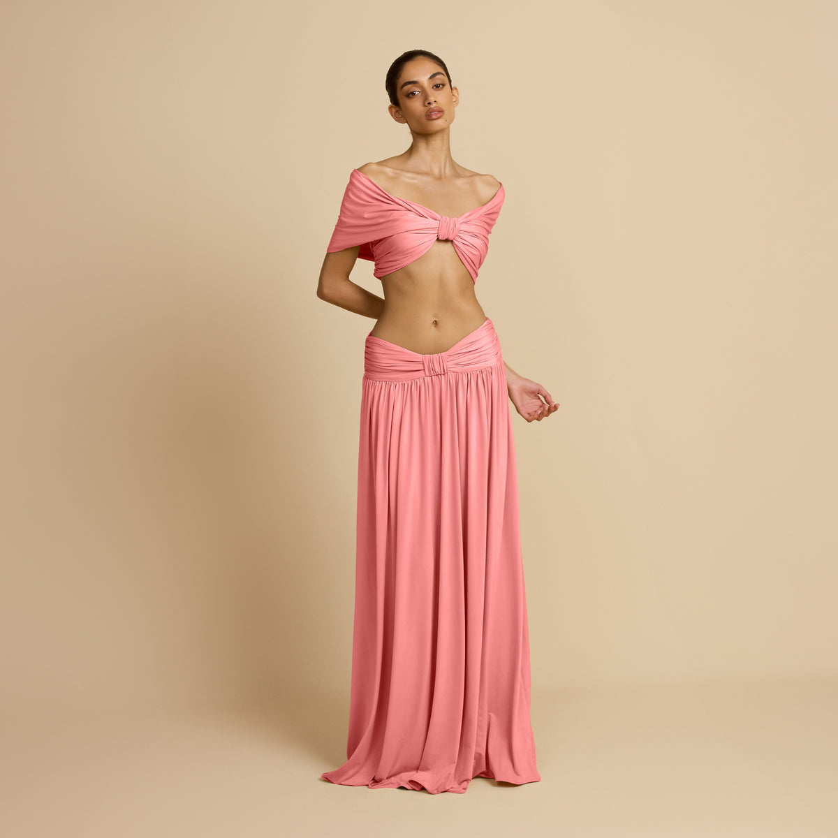 ALESSIA SKIRT DUSTY PINK