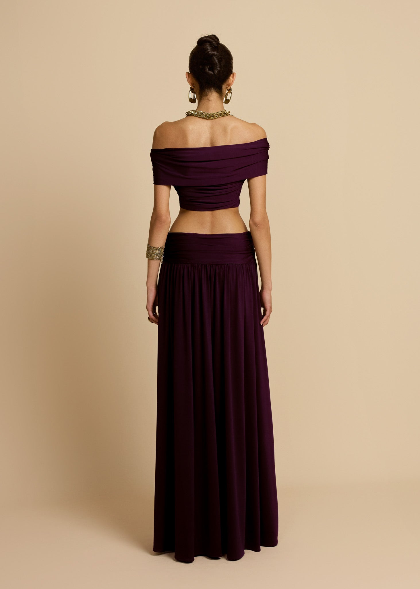 ALESSIA SKIRT PLUM