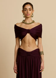 ALESSIA TOP PLUM