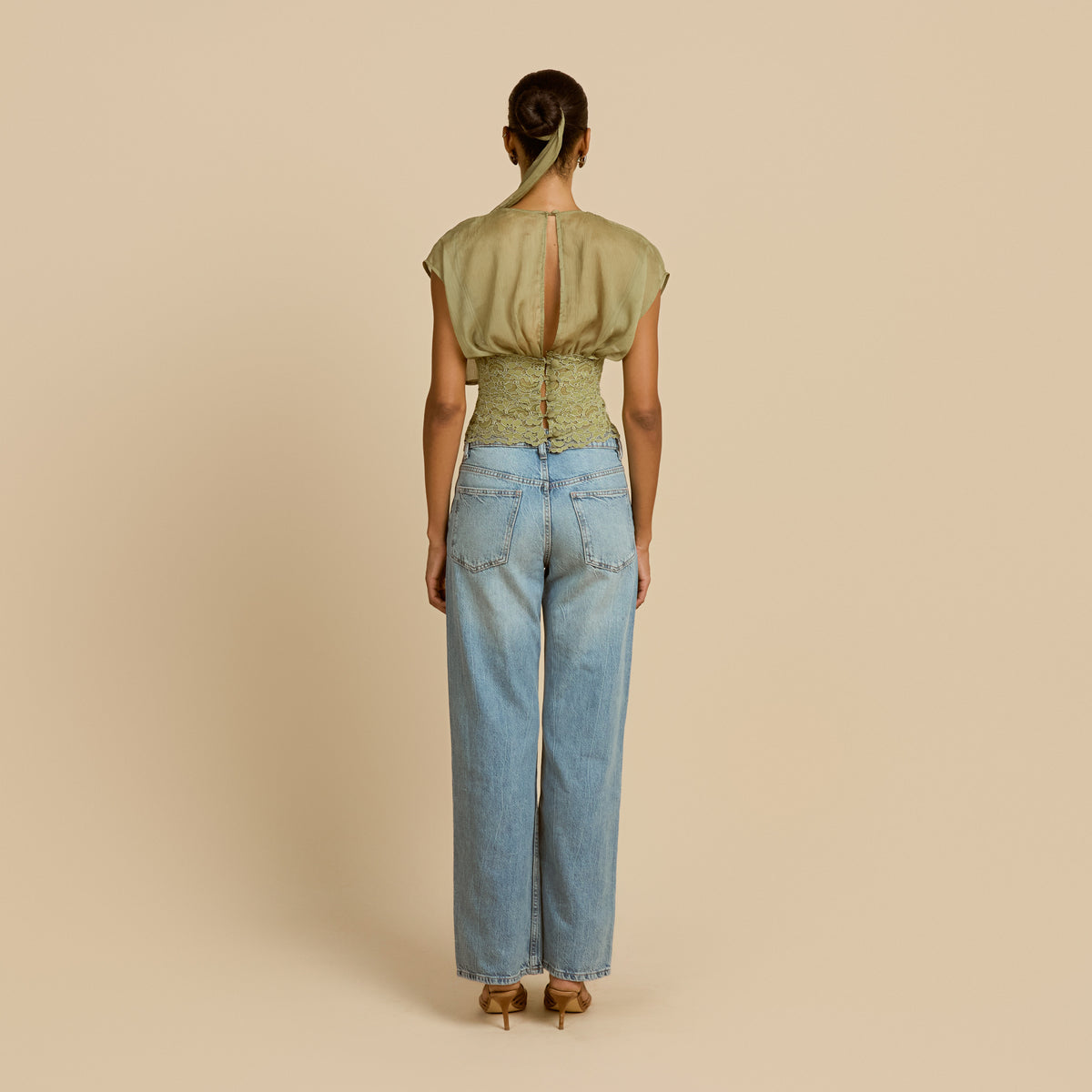 ALLEGRA TOP PISTACHIO