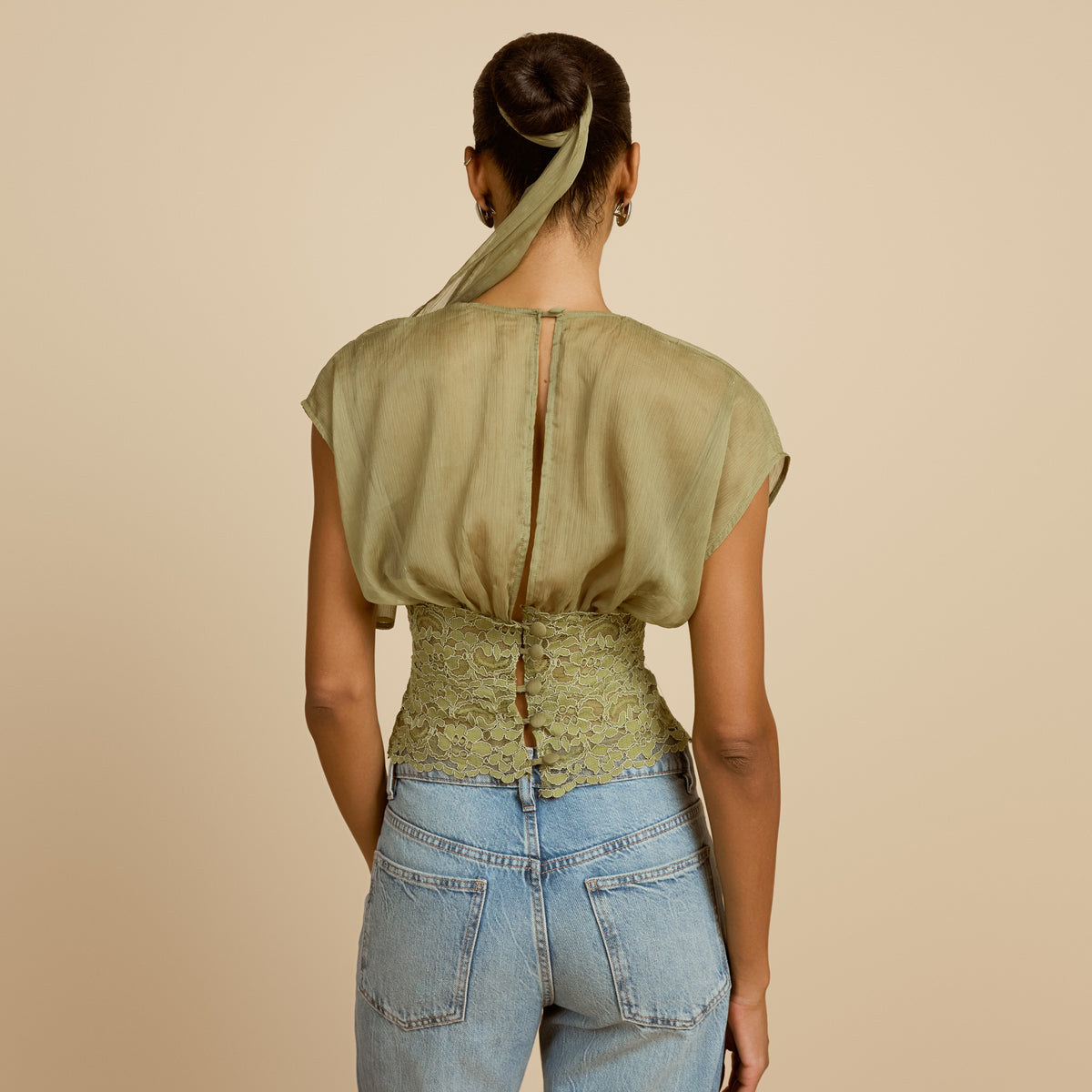 ALLEGRA TOP PISTACHIO