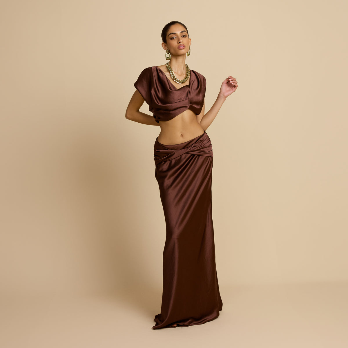 ANDI SKIRT CACAO