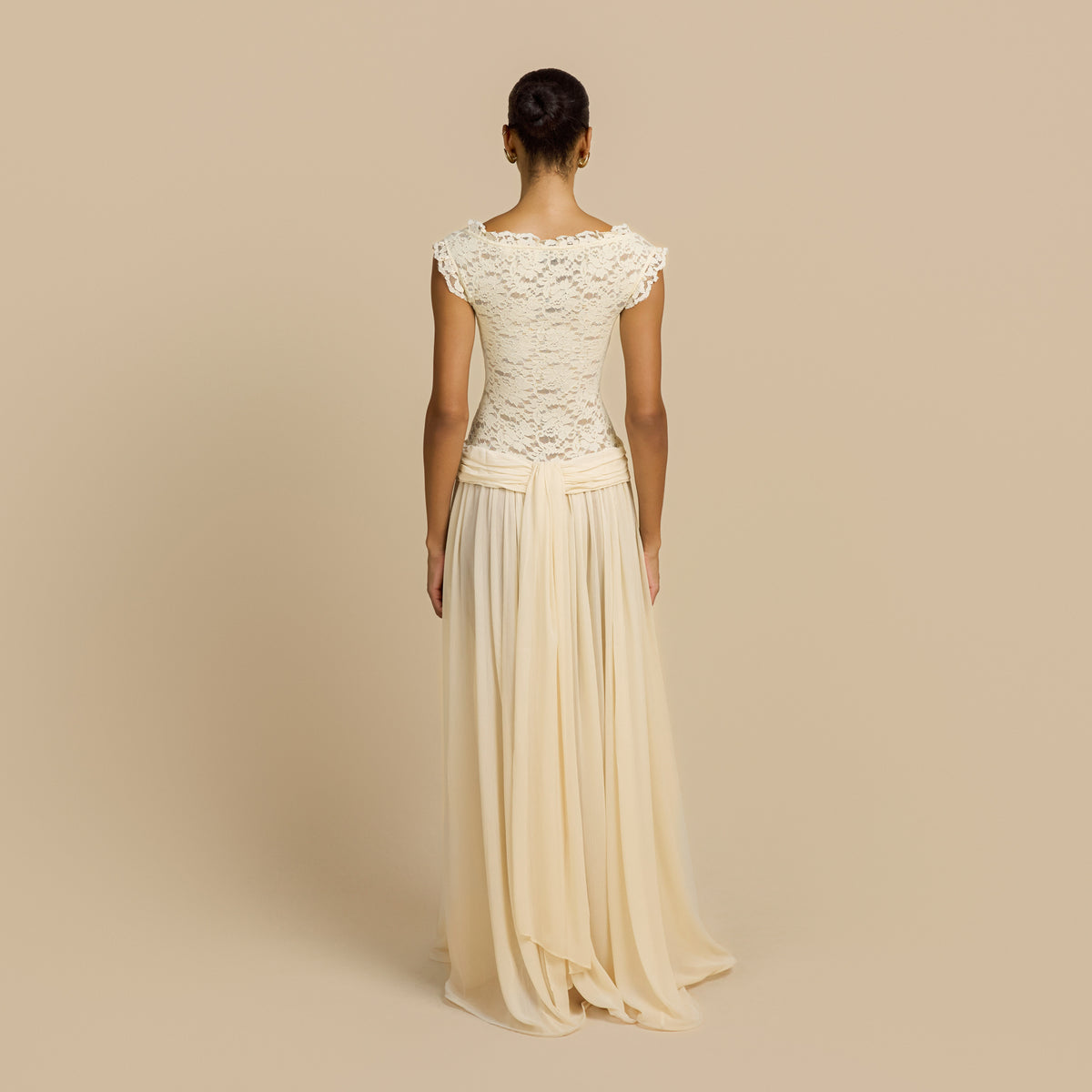 ARABELLA DRESS BEIGE