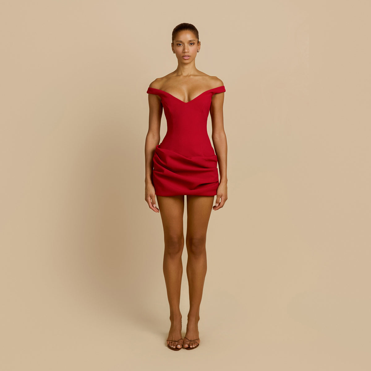 AVERY DRESS RED