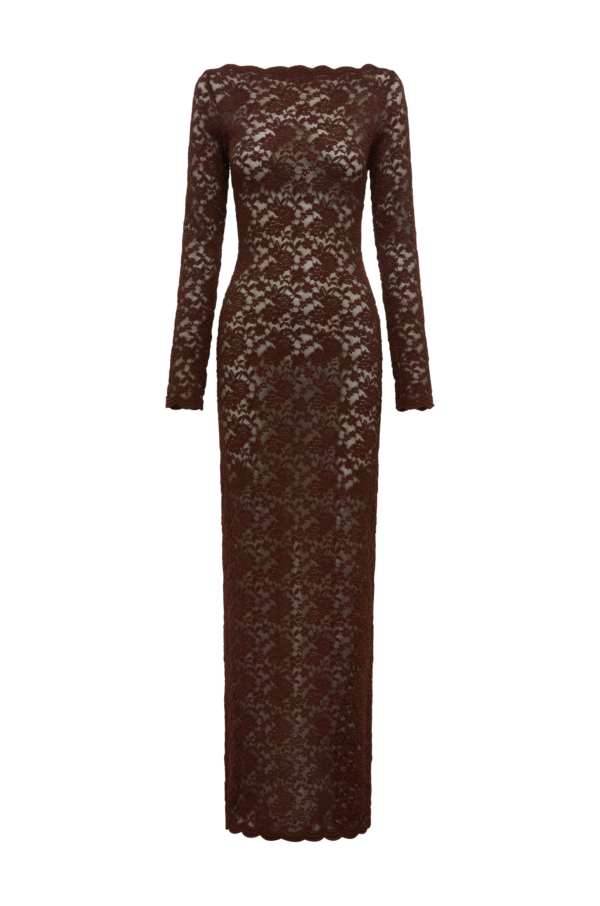 MONET DRESS CHOCOLATE