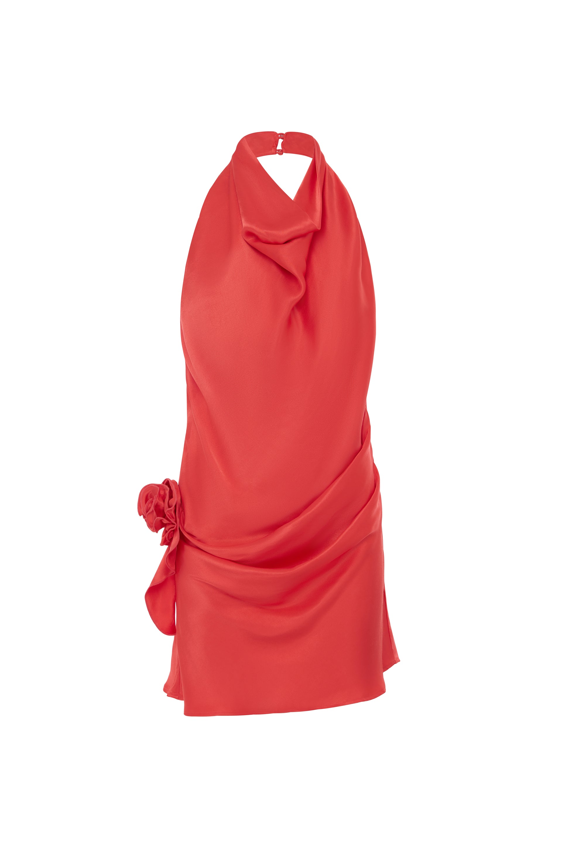 ROSA DRESS PUNCH RED