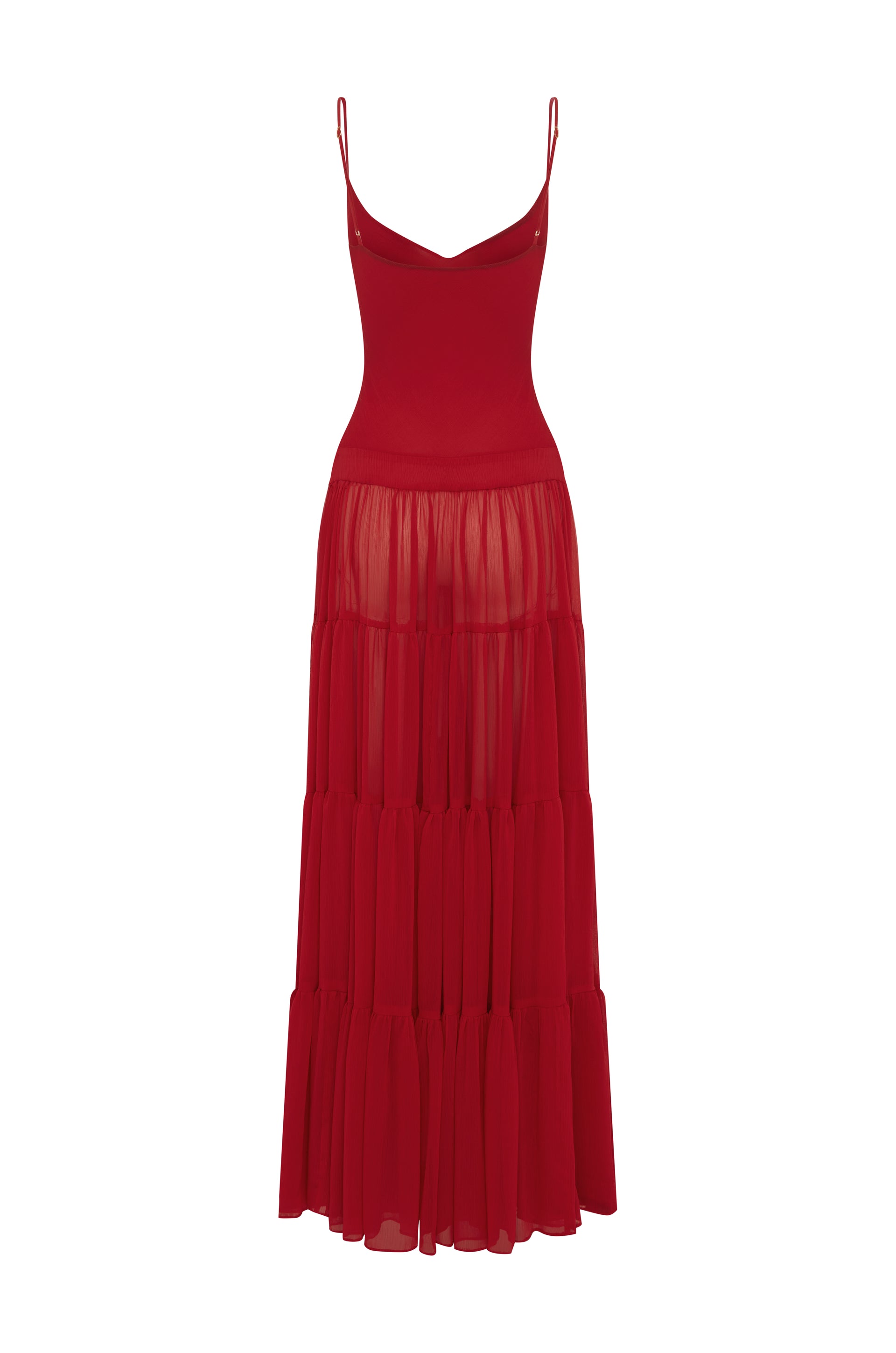 DELPHINA DRESS RED