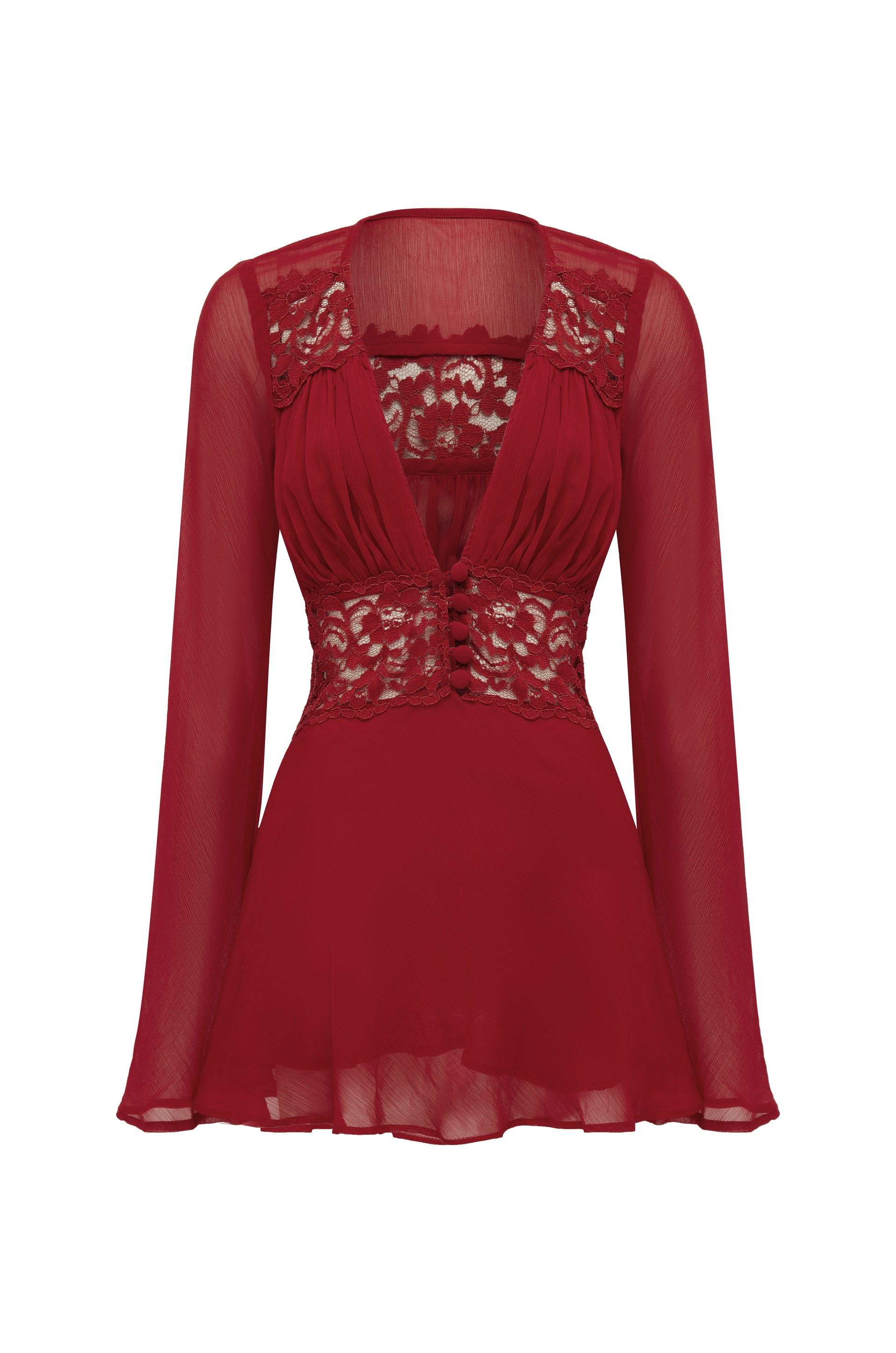 FIONA DRESS RED