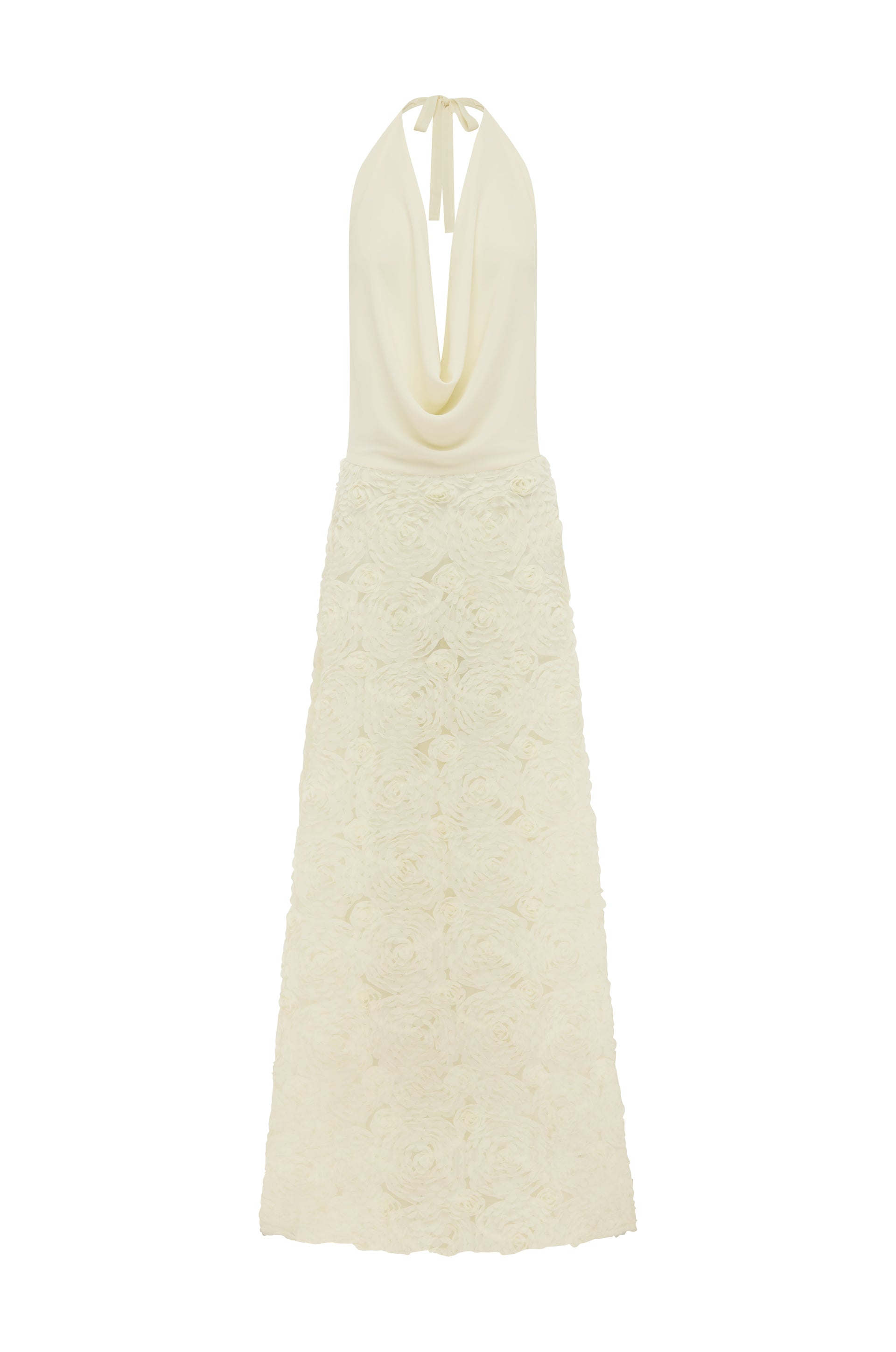 ARCINA ORI - Adriana Dress Ivory XS | Elegant Designer Maxi Dress | Designer Open Back Dress | Formal Cocktail Gown ARCINA ORI - Adriana Dress Ivory XS | Elegant Designer Maxi Dress | Designer Open Back Dress | Formal Cocktail Gown