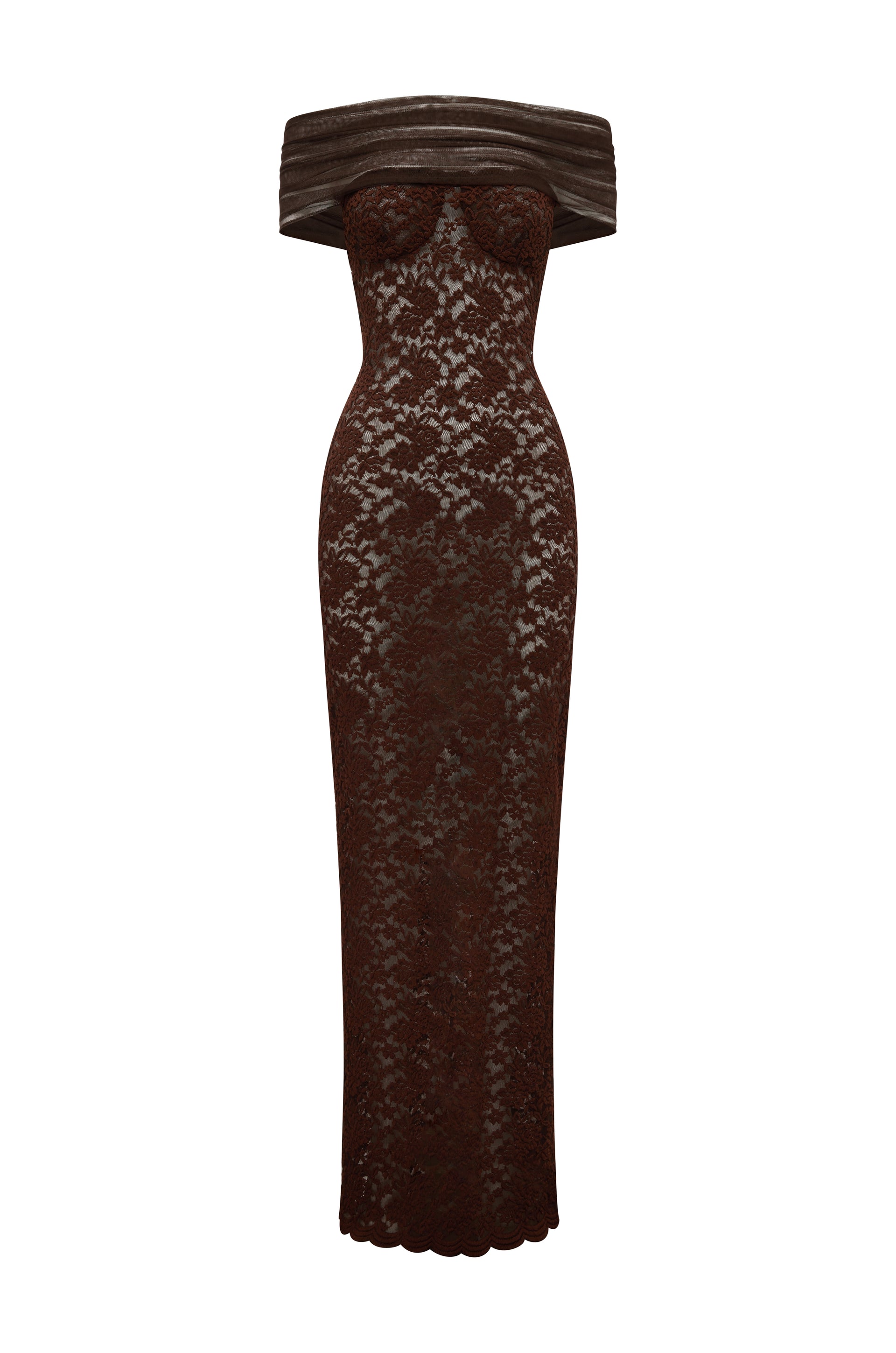 MILANA DRESS CHOCOLATE