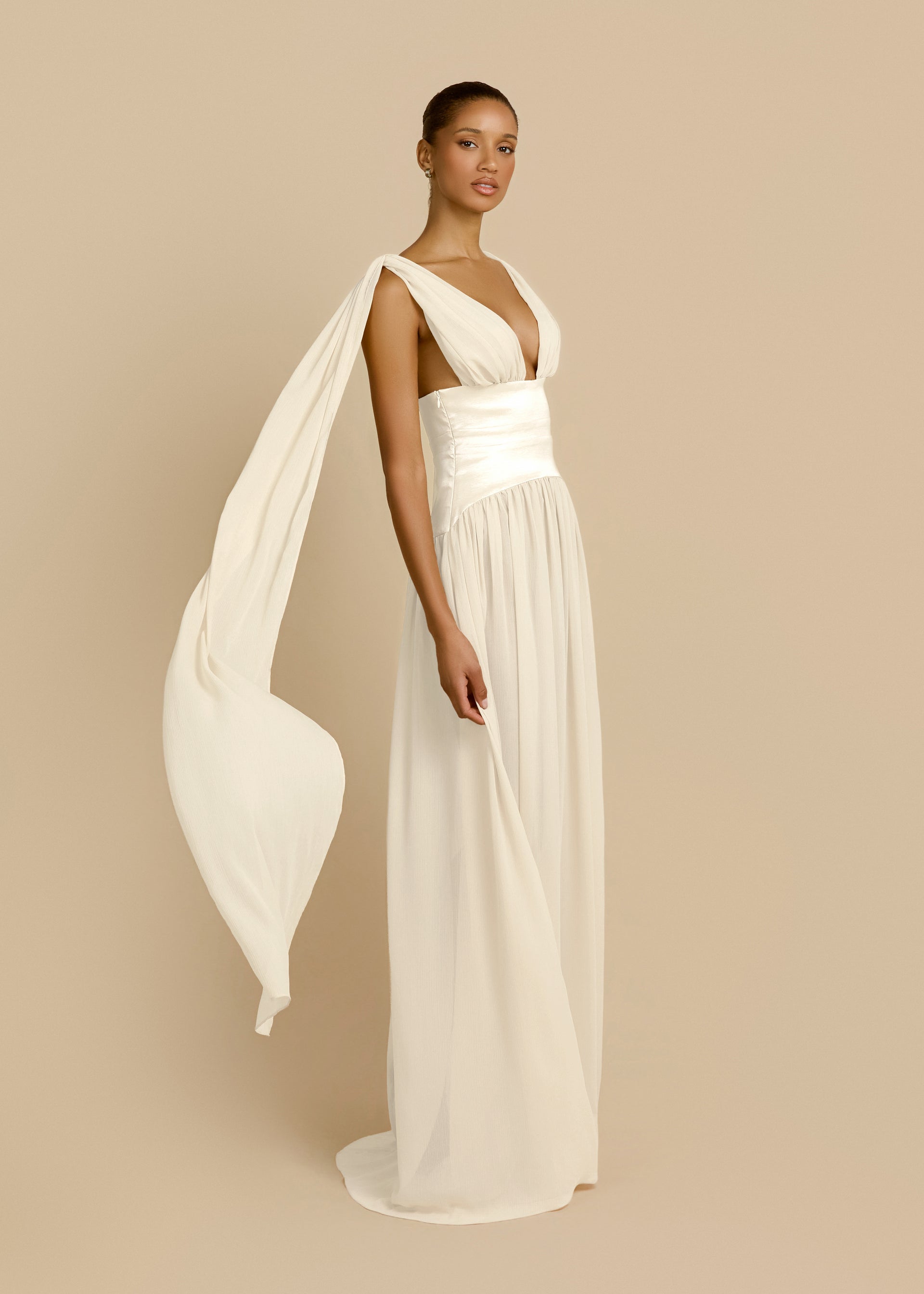 RAMONA DRESS IVORY