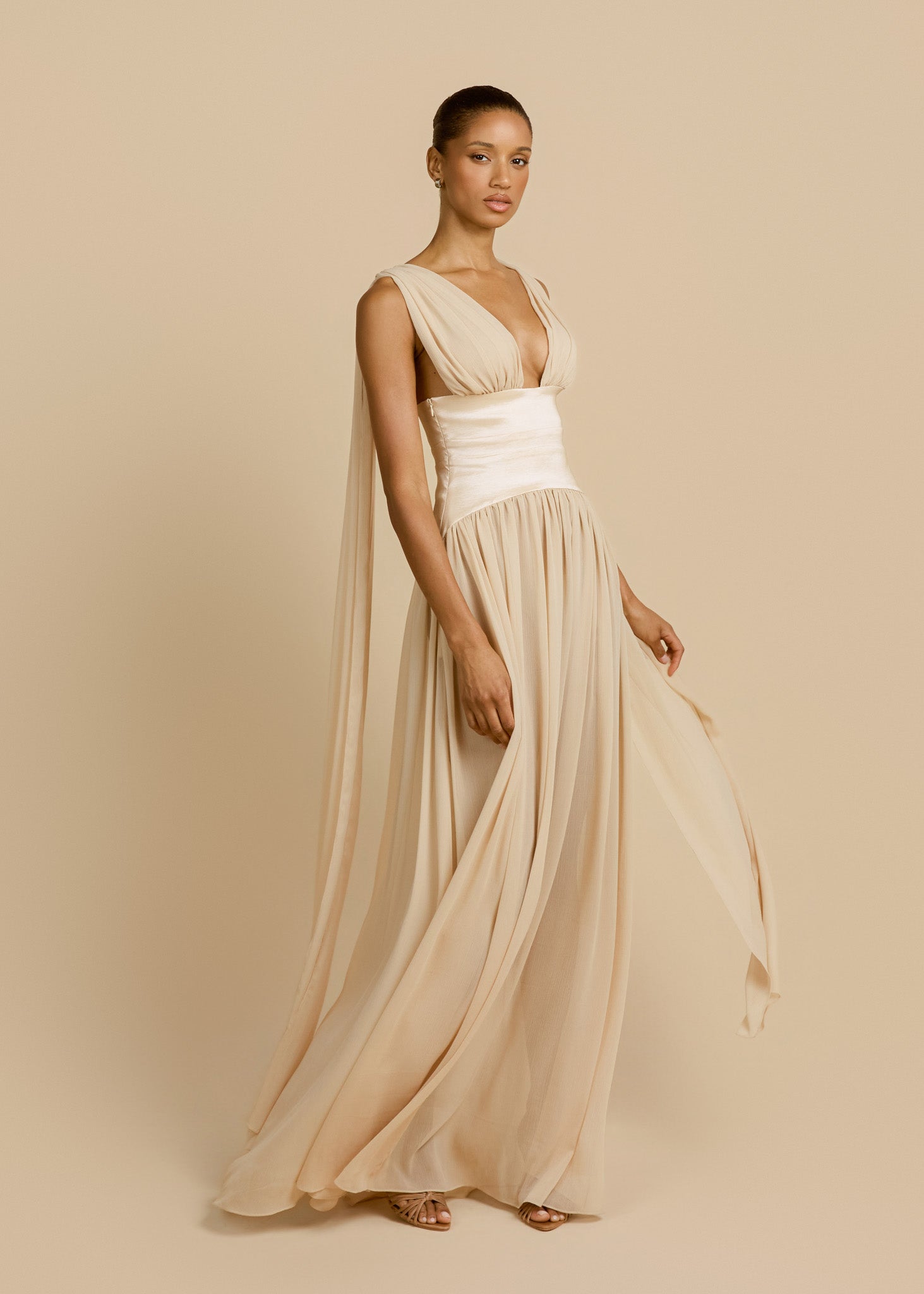 RAMONA DRESS CHAMPAGNE