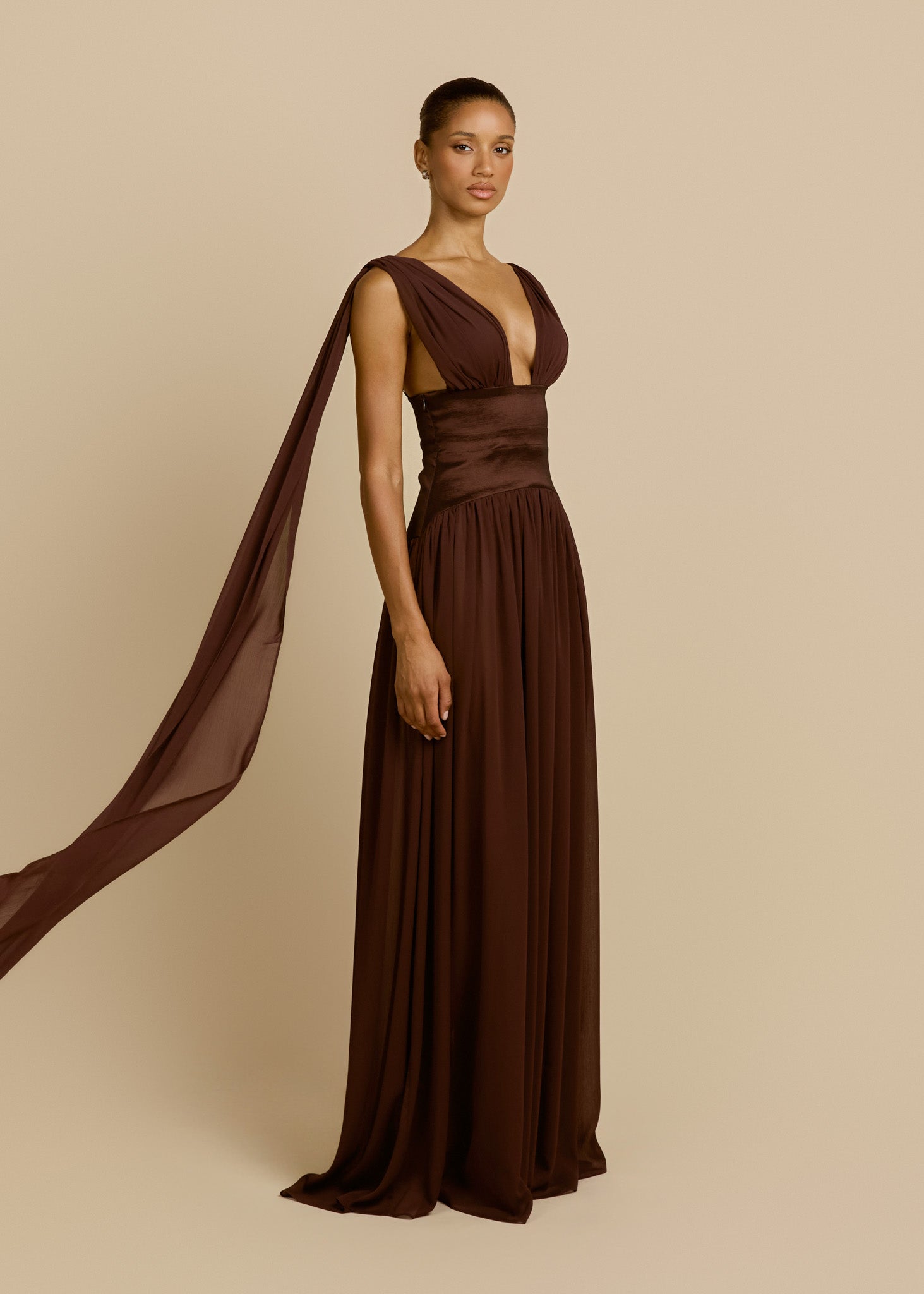 RAMONA DRESS CACAO – ARCINA ORI