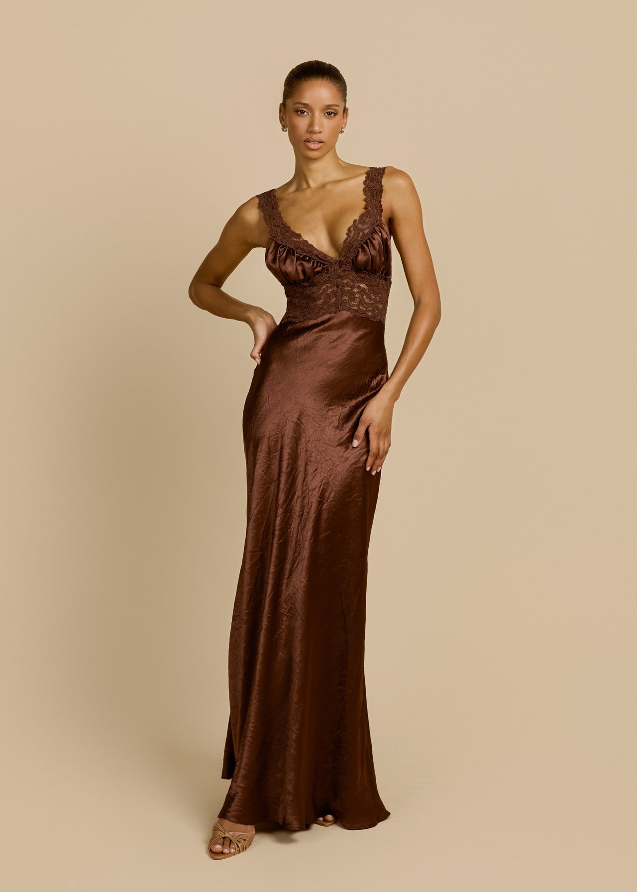 EVELINE DRESS CACAO