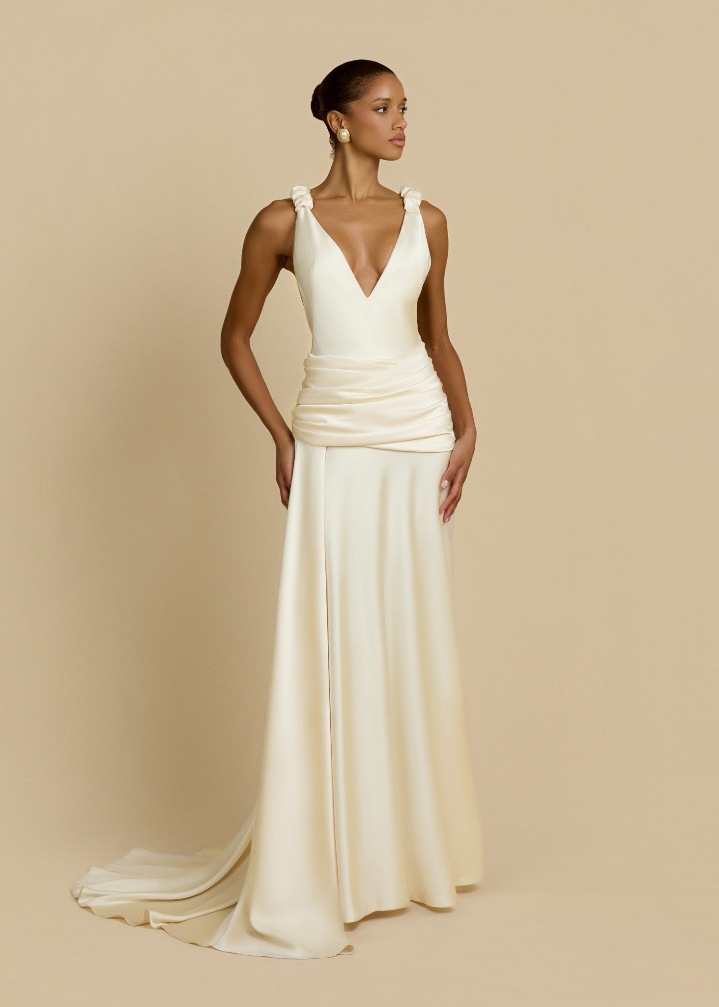 MADALENA DRESS CREAM