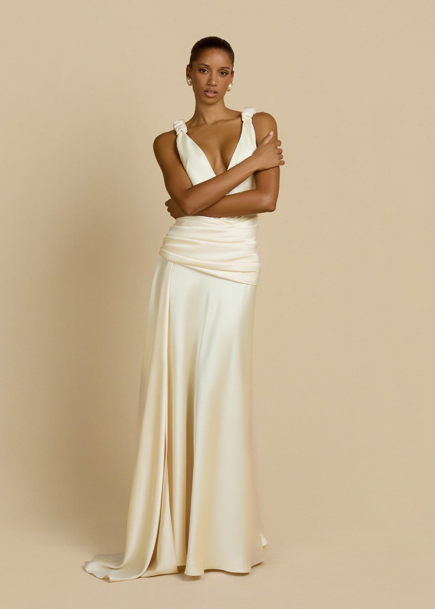 MADALENA DRESS CREAM