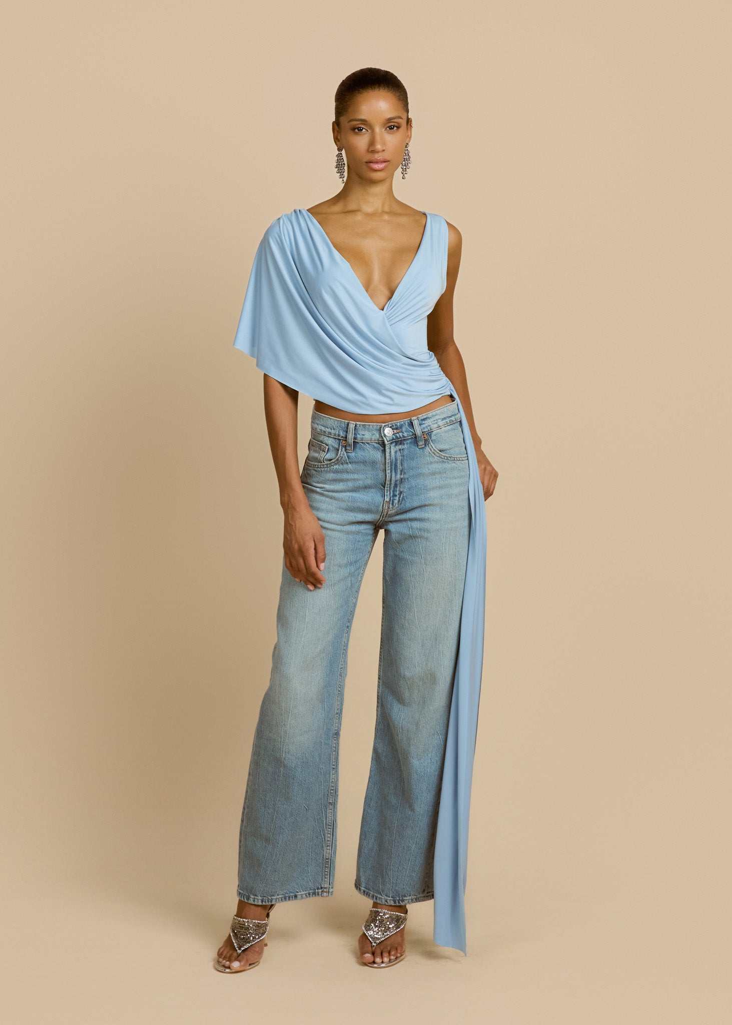 SOLENE TOP BLUE – ARCINA ORI