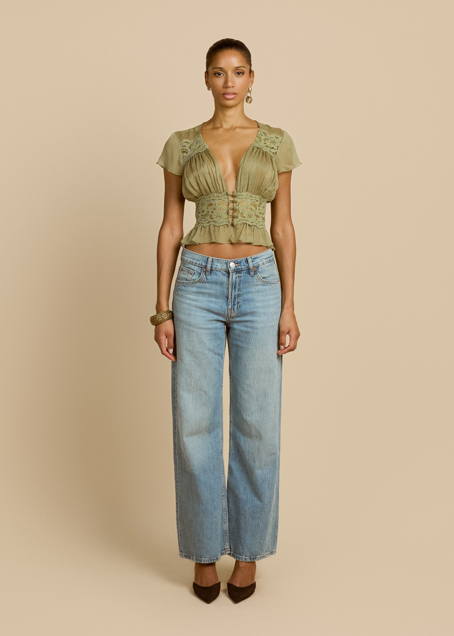 SABRINA TOP PISTACHIO