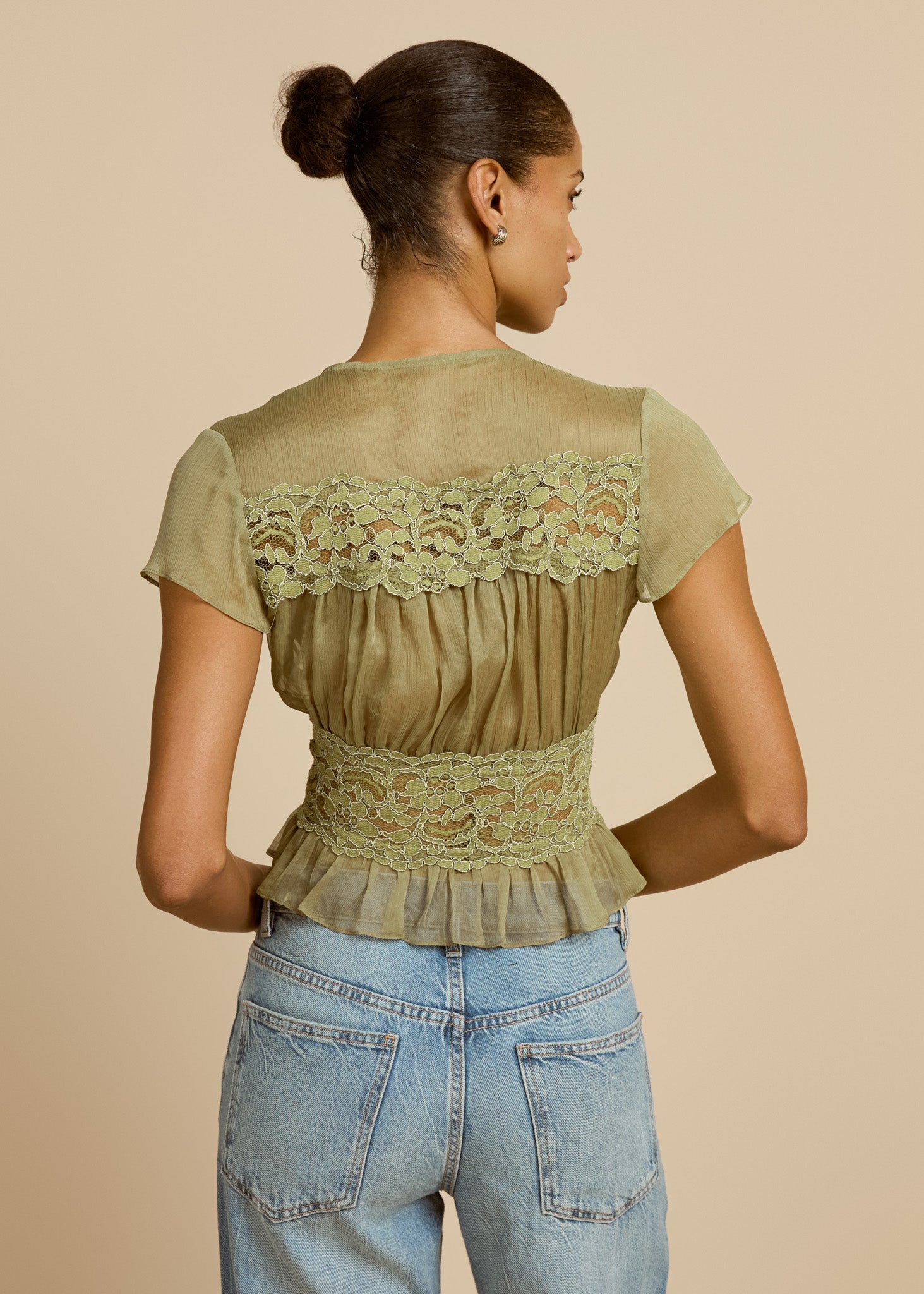 SABRINA TOP PISTACHIO