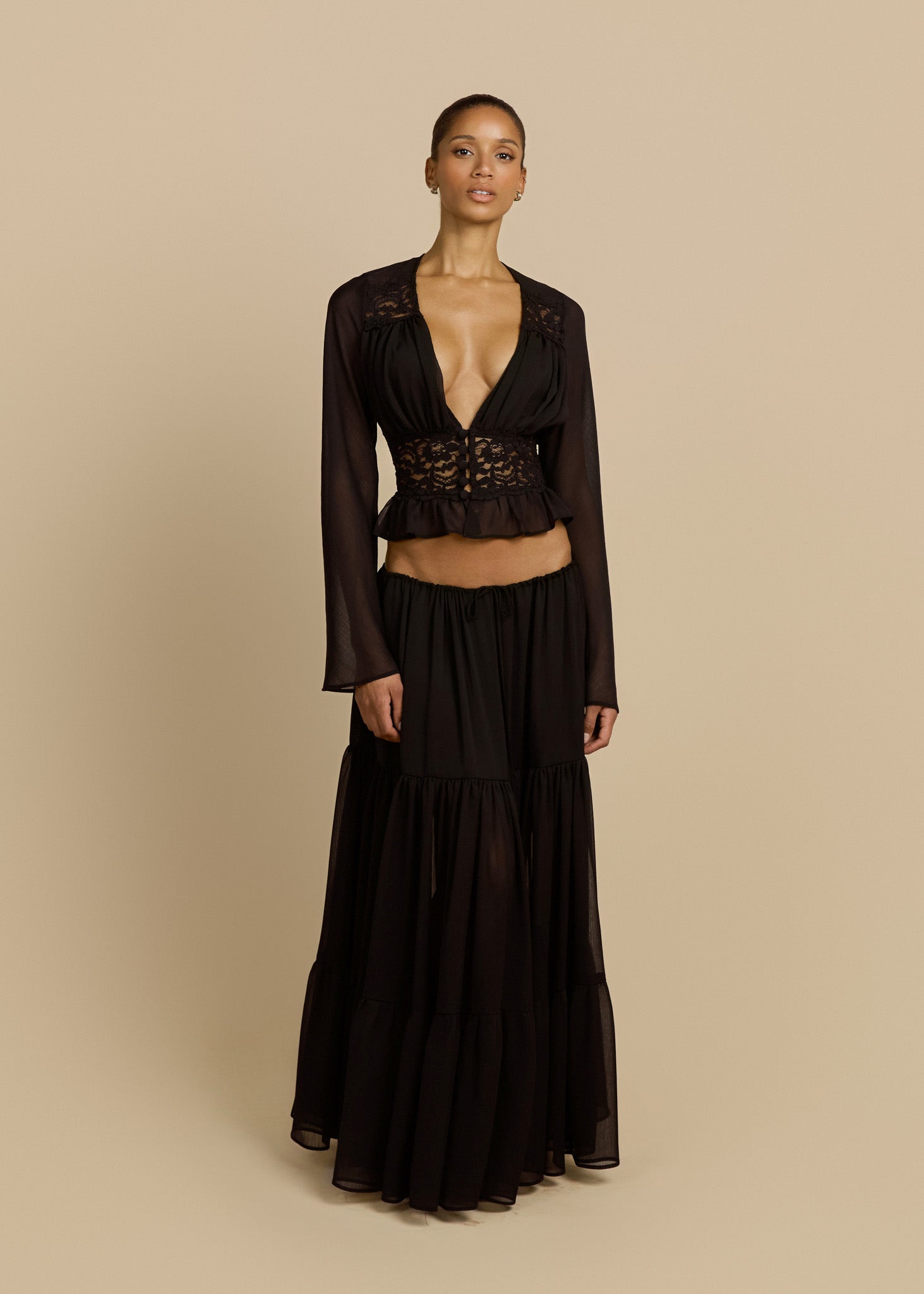 ALESSANDRA SKIRT BLACK