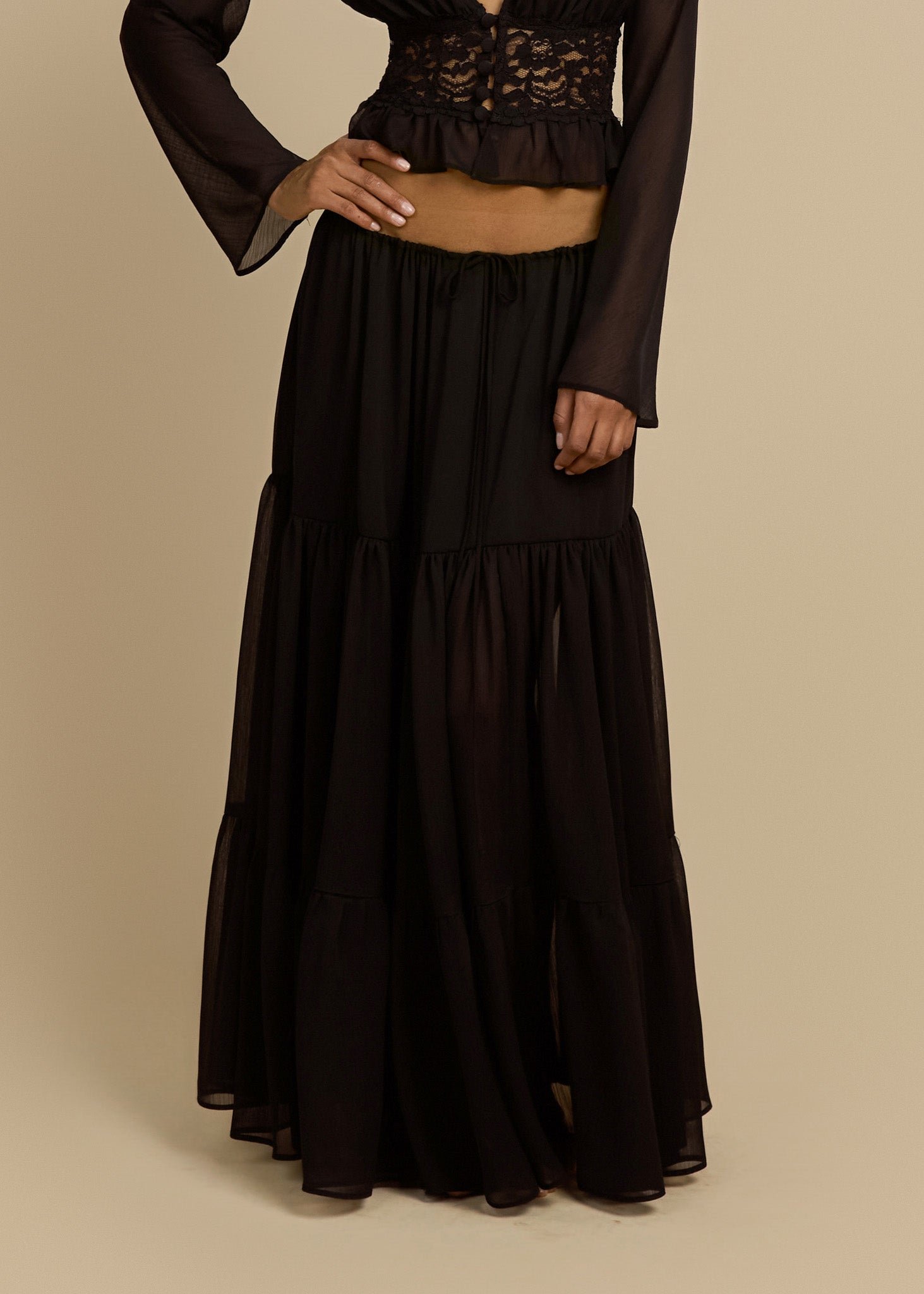 ALESSANDRA SKIRT BLACK