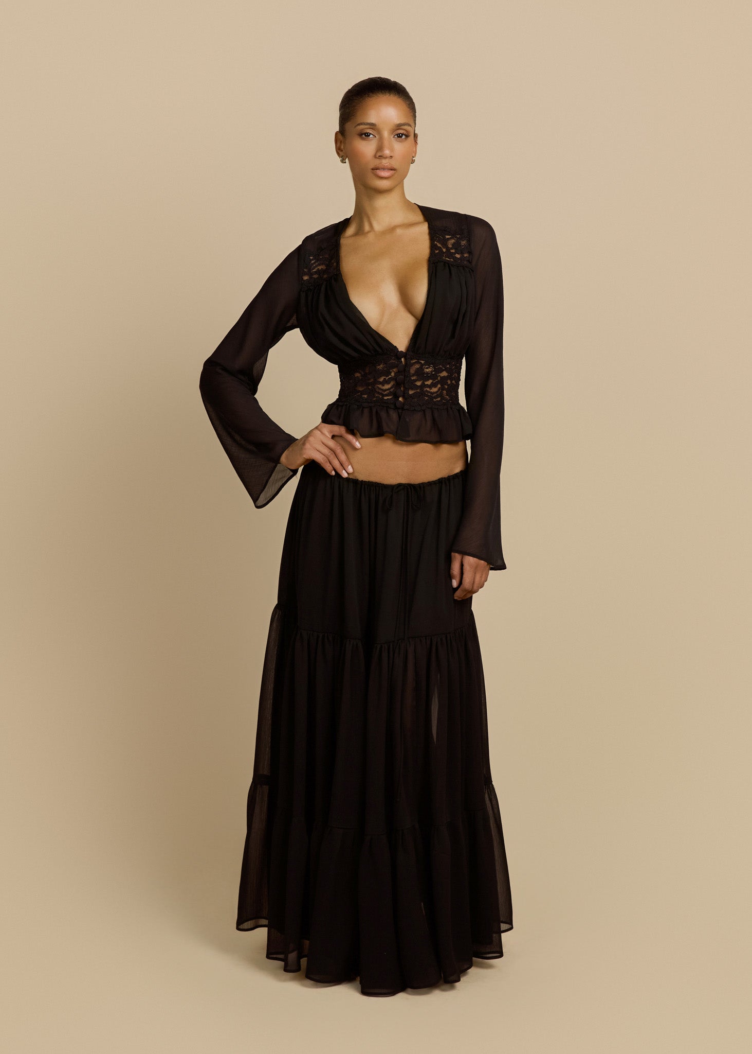 ALESSANDRA SKIRT BLACK