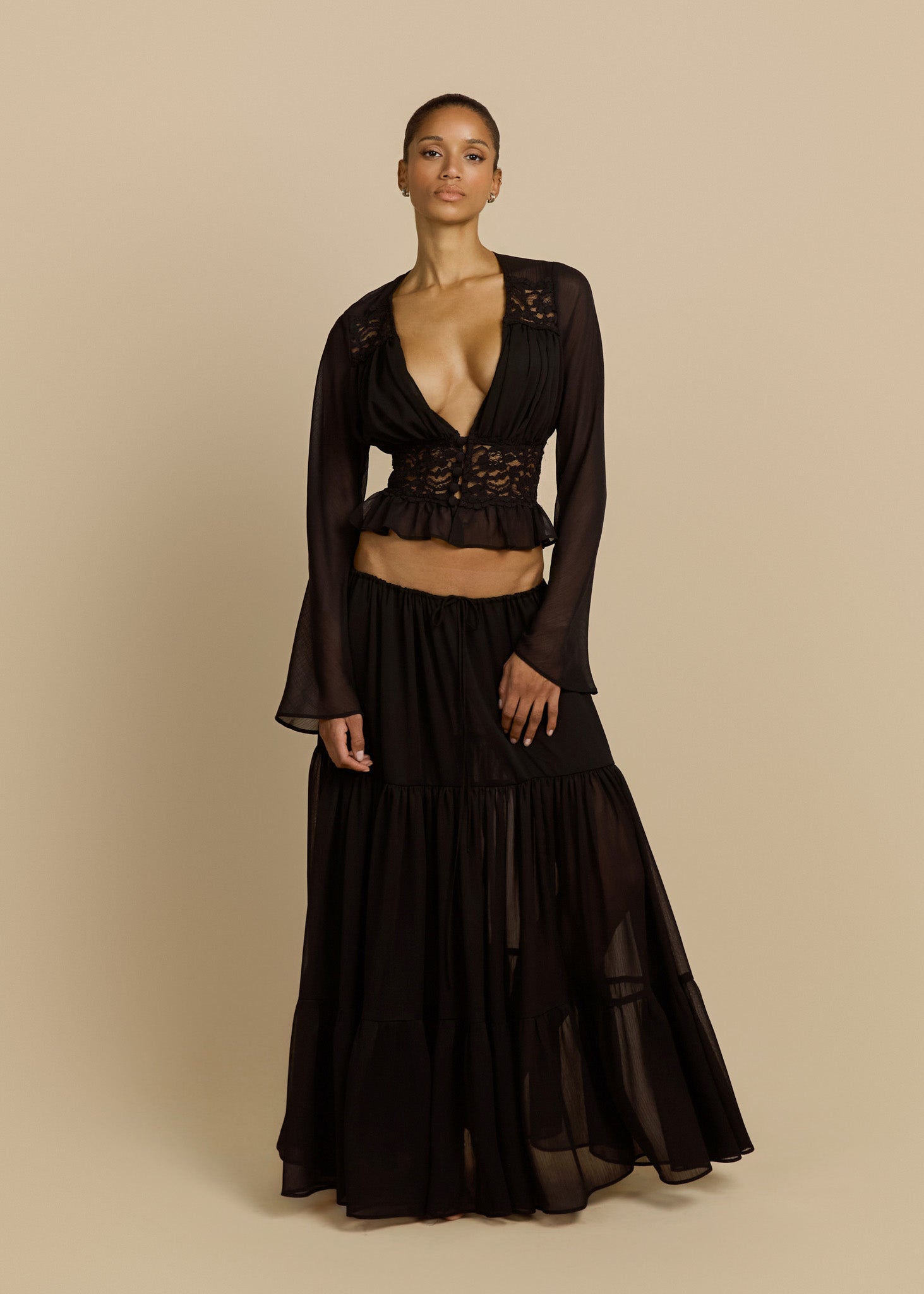 ALESSANDRA SKIRT BLACK