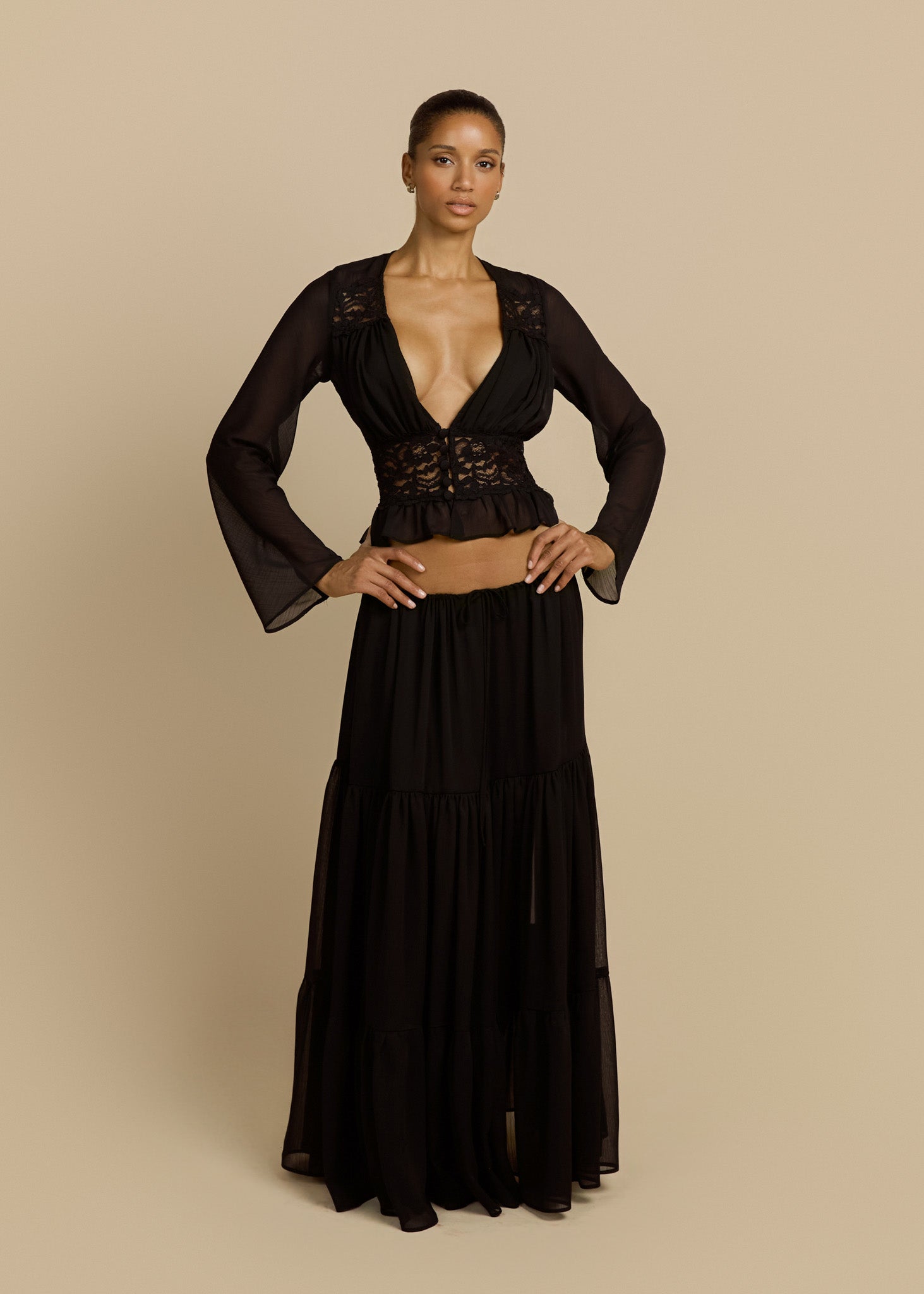 ALESSANDRA TOP BLACK