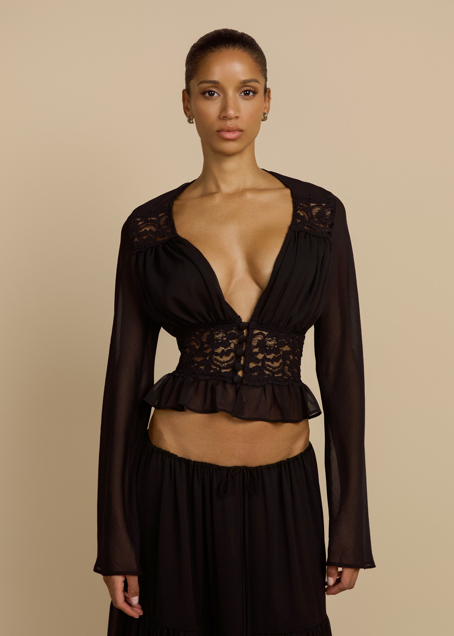 ALESSANDRA TOP BLACK