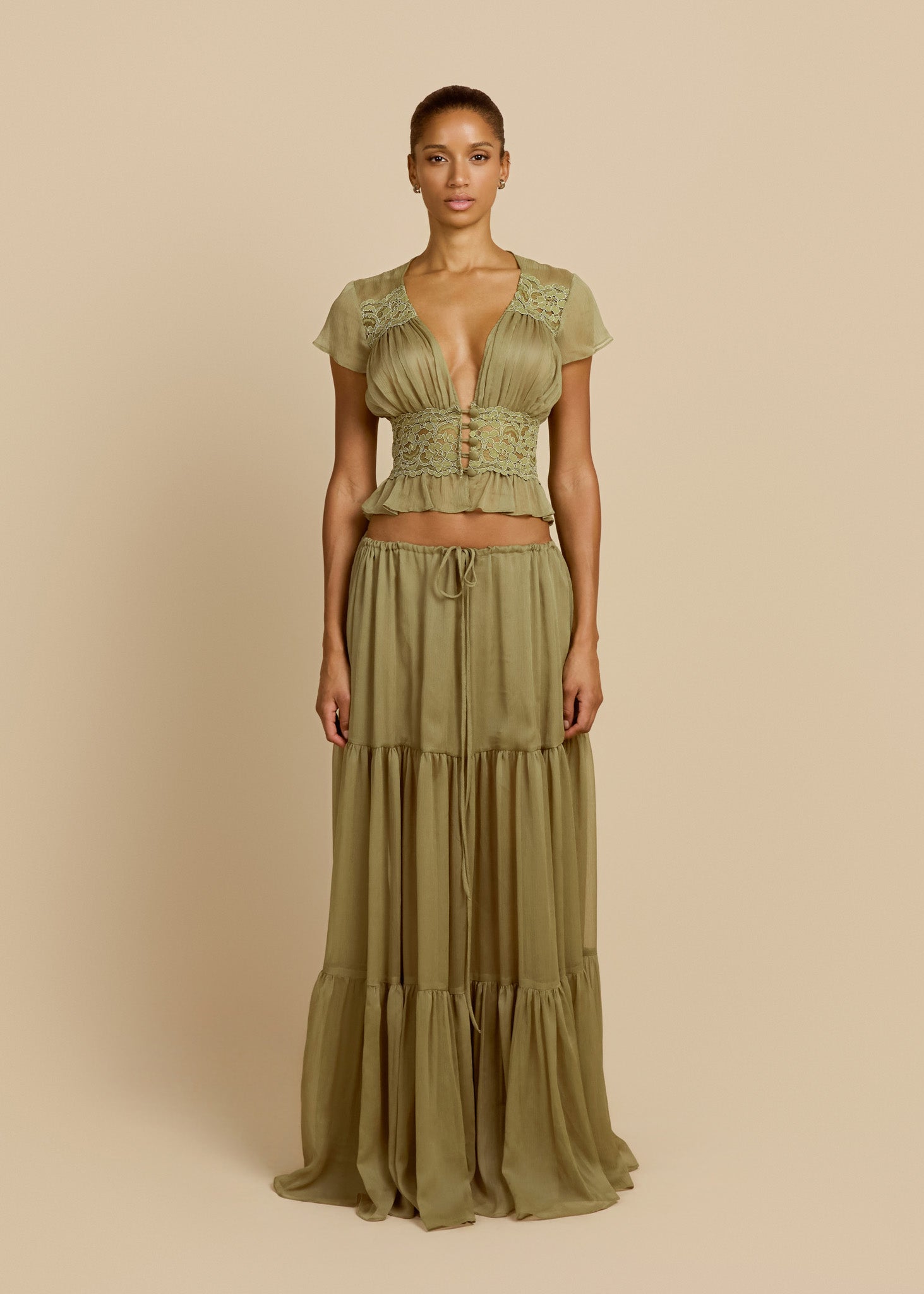 SABRINA SKIRT PISTACHIO