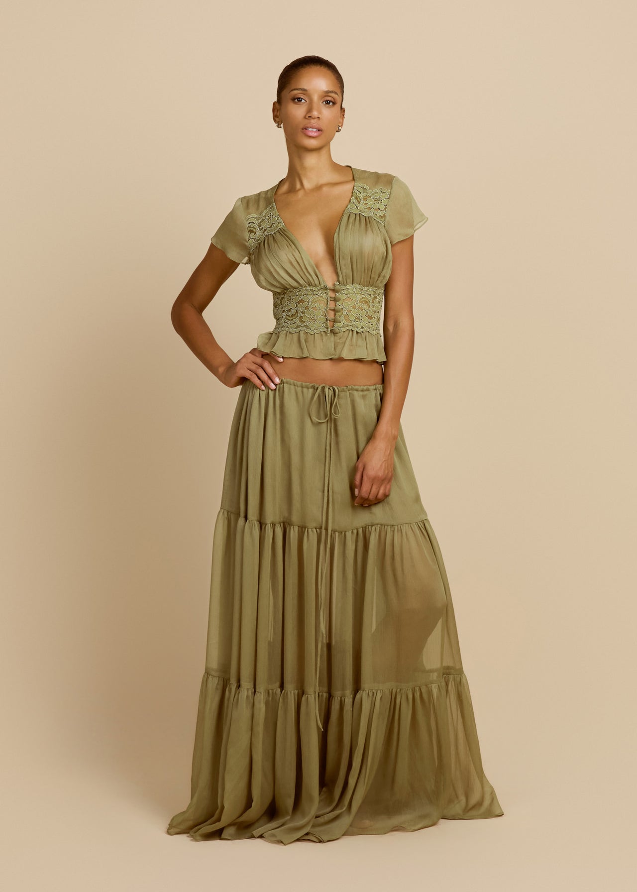 SABRINA TOP PISTACHIO