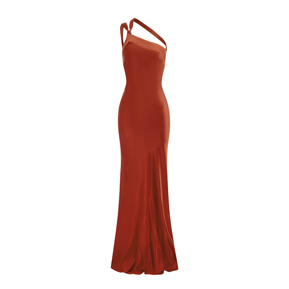 MONIQUE DRESS RUST