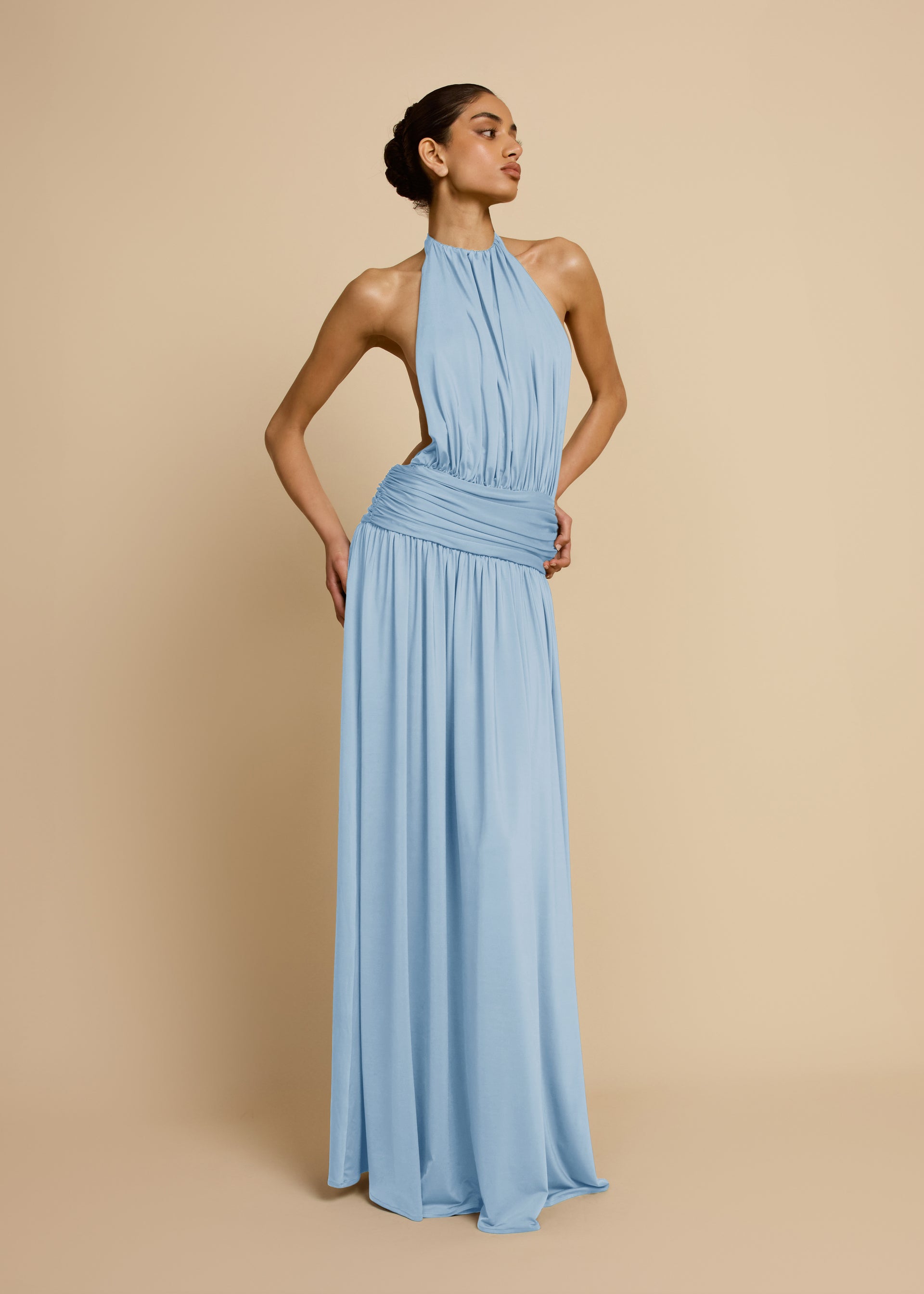 SANTINA DRESS SKY