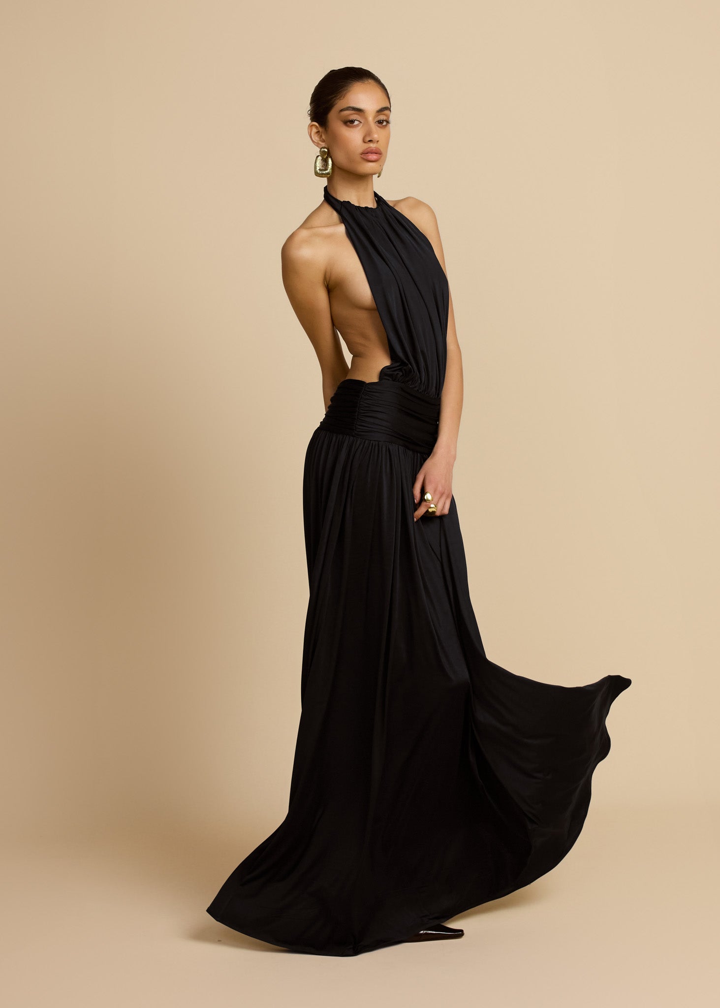 SANTINA DRESS BLACK
